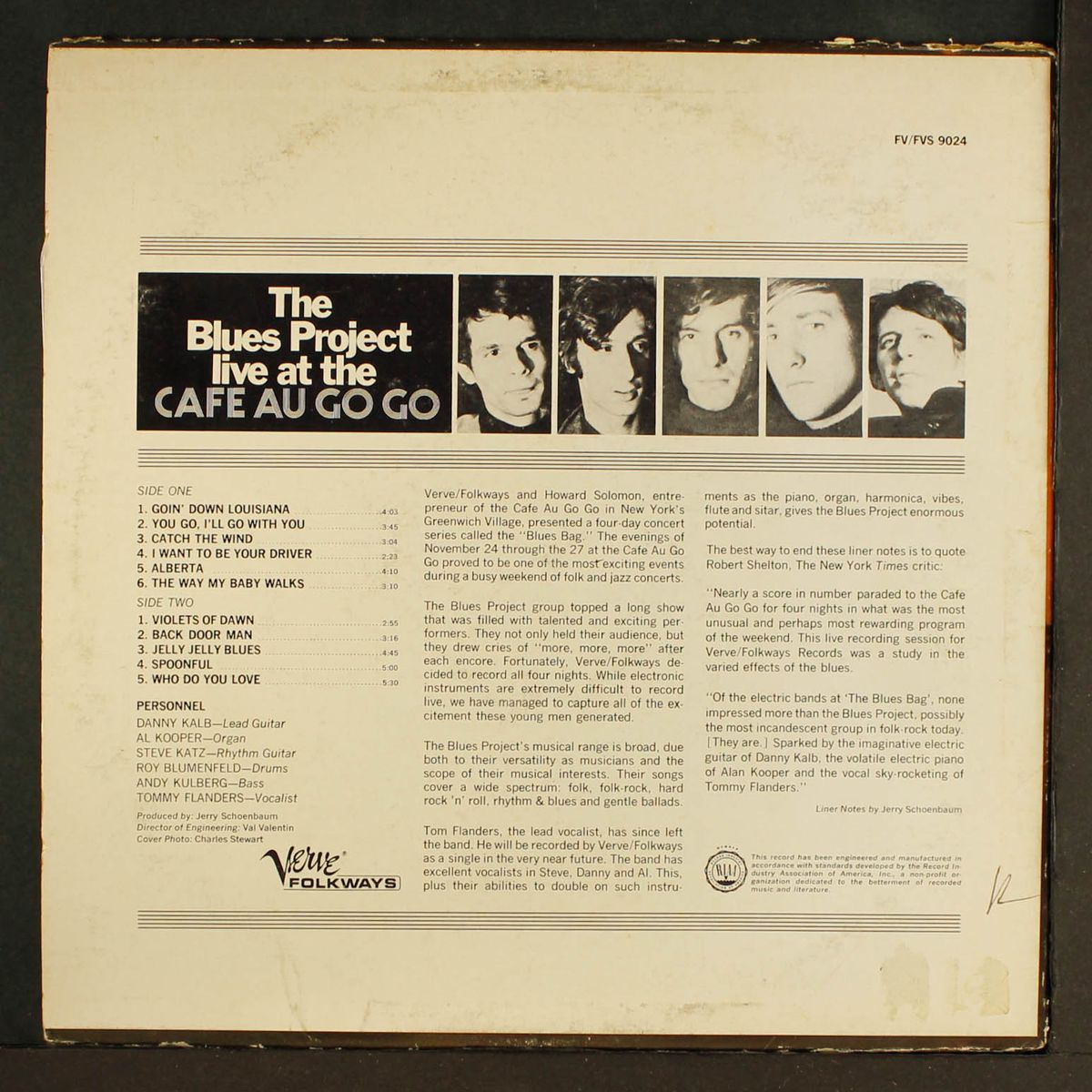 live at the cafe au go go by BLUES PROJECT