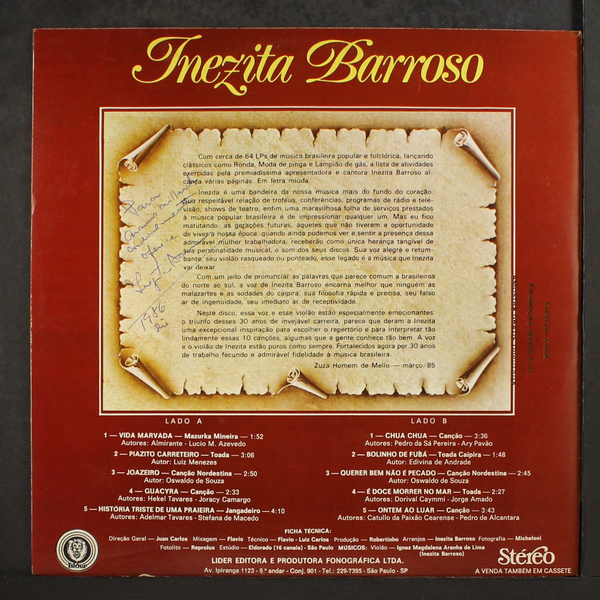 a incomparavel 30 anos de carreira by INEZITA BARROSO