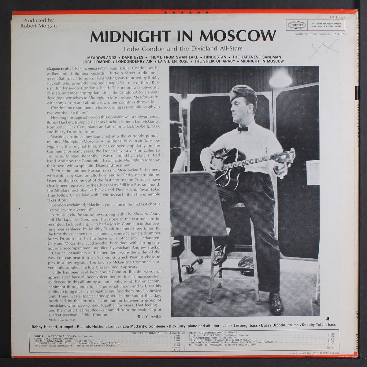 midnight in moscow by EDDIE CONDON