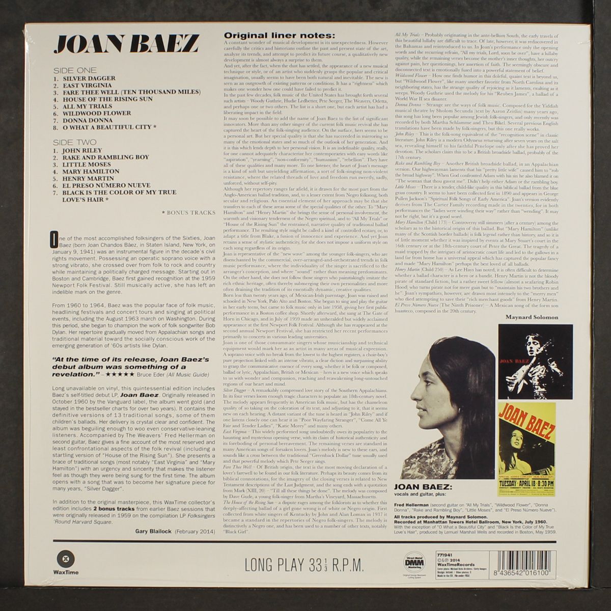 joan baez by JOAN BAEZ