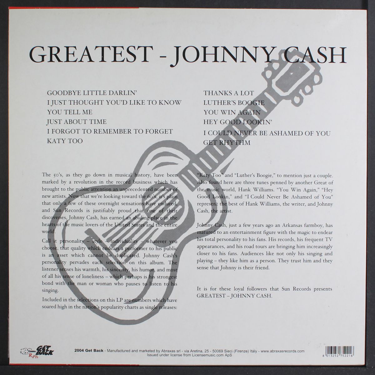 greatest by JOHNNY CASH