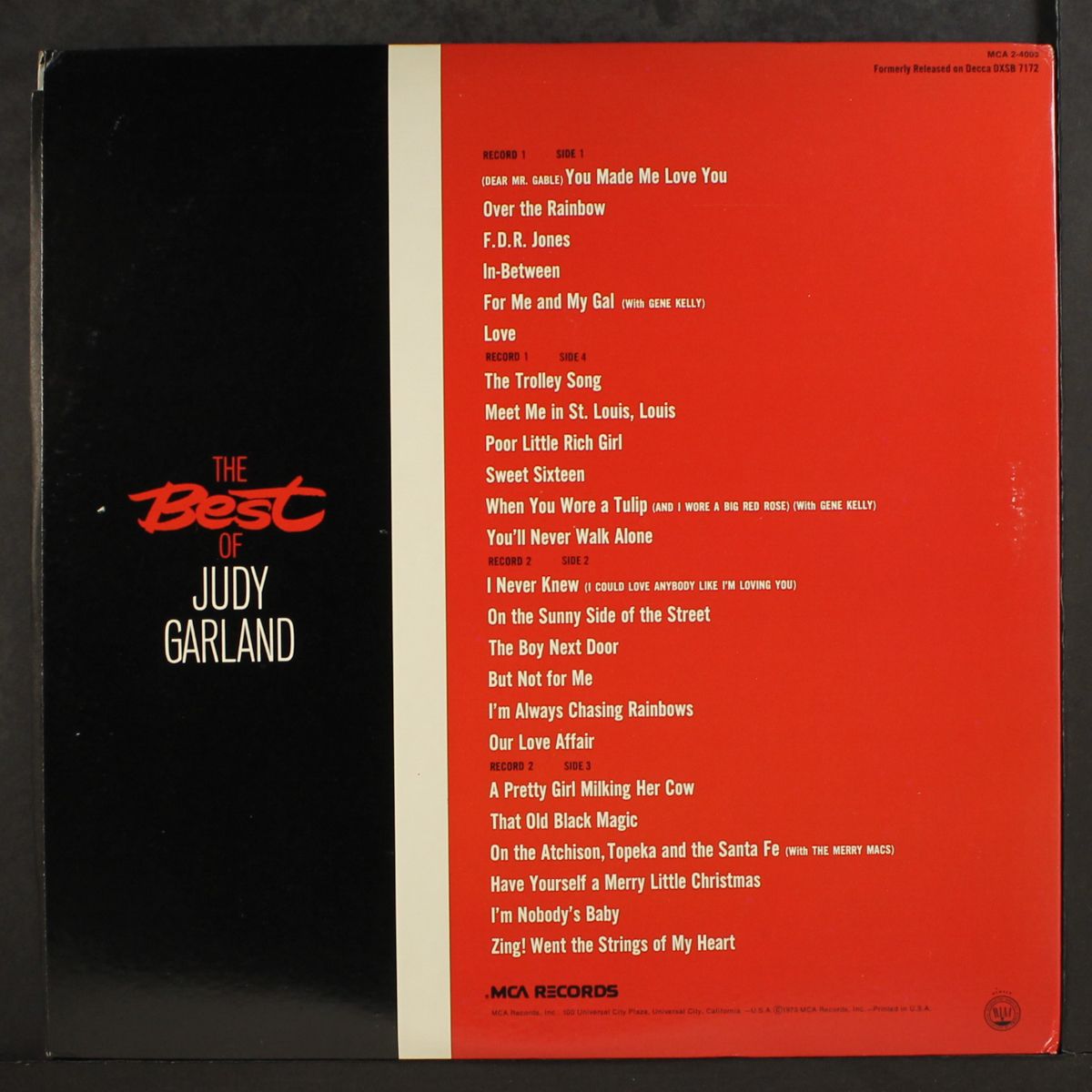 best of by JUDY GARLAND