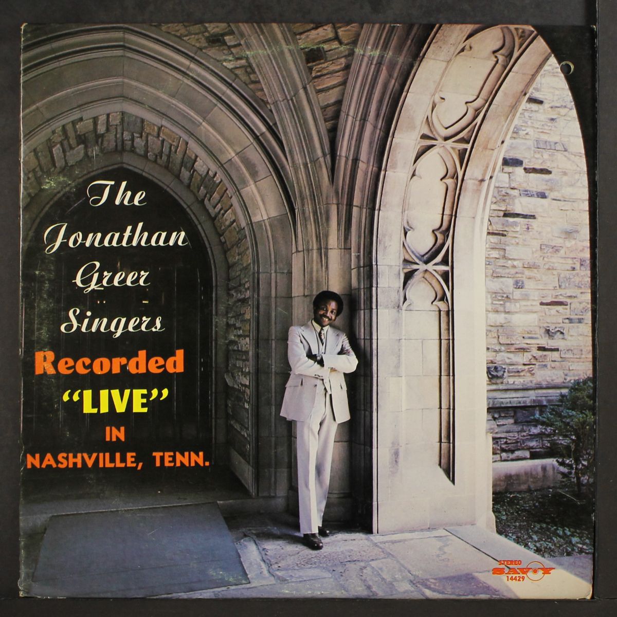 recorded live in nashville, tenn. by JOANTHAN GREER SINGERS
