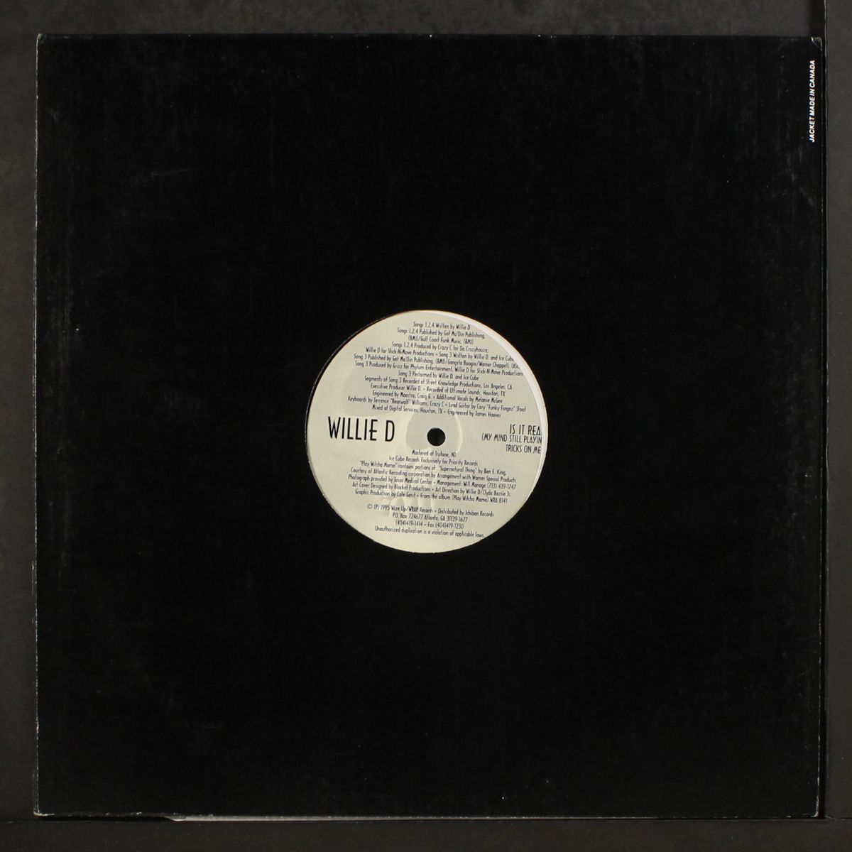 is it real (my mind still playin' tricks on me) by WILLIE D