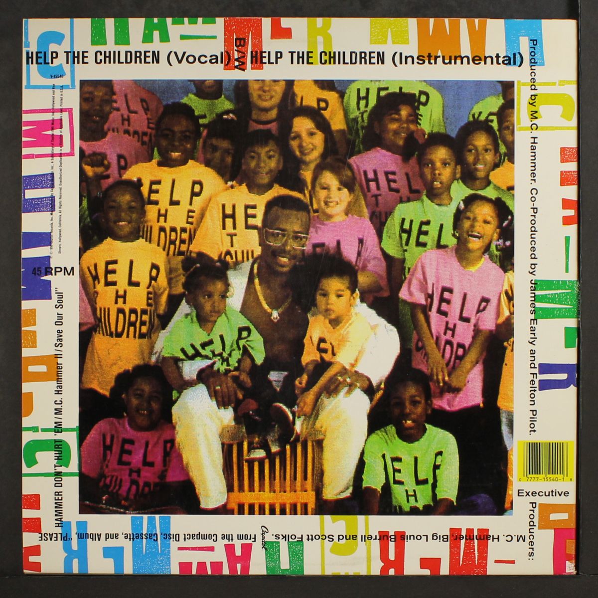 help the children by M.C. HAMMER