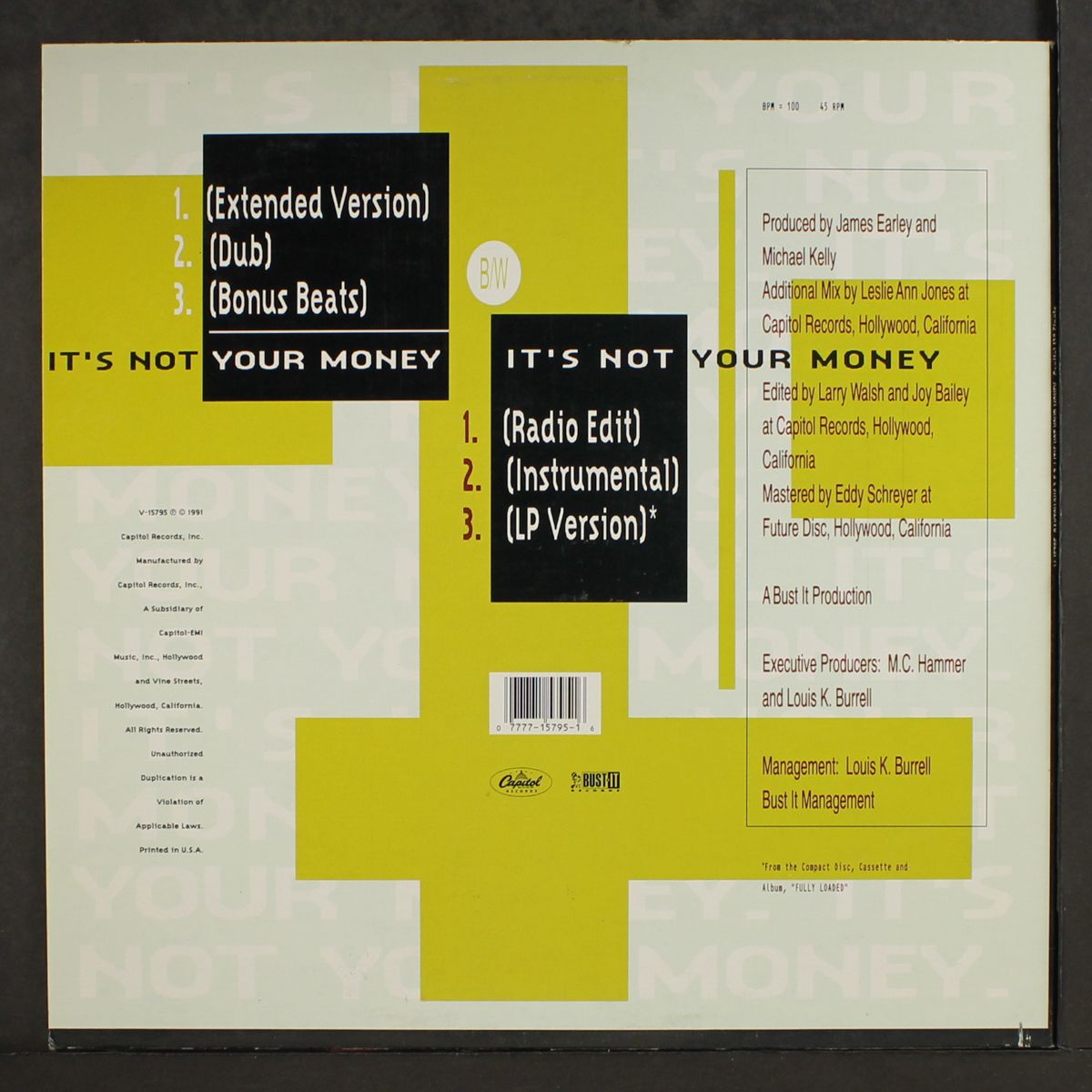 it's not your money by OAKTOWN'S 3.5.7