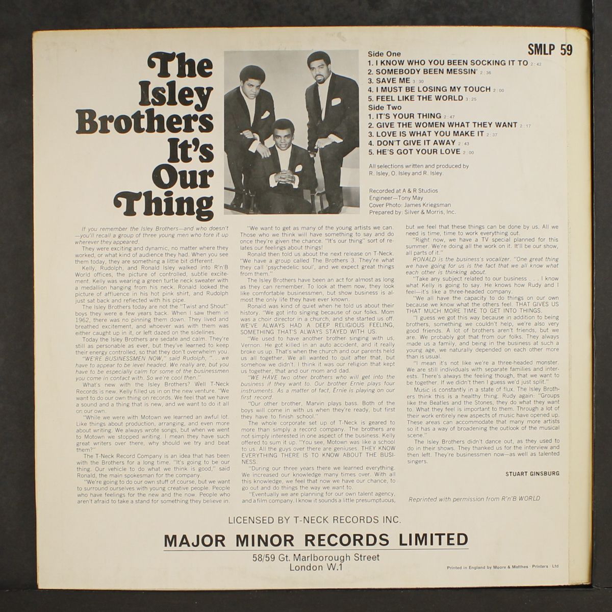 it's our thing by ISLEY BROTHERS