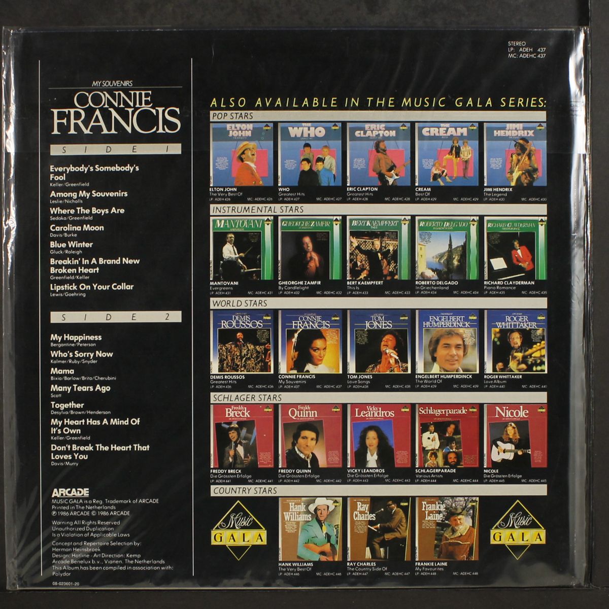 my souvenirs by CONNIE FRANCIS