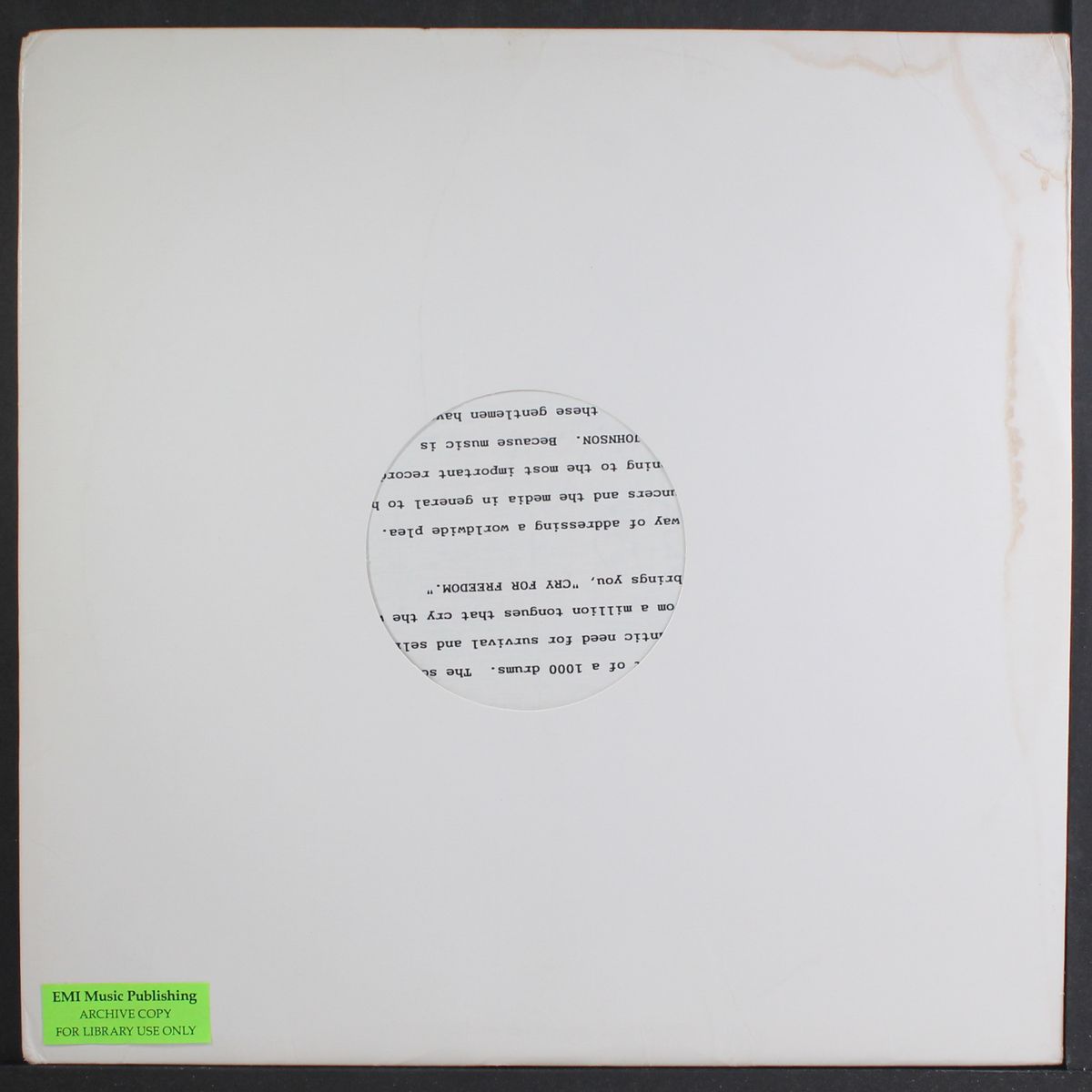 the cry for freedom by MOSLEY & JOHNSON