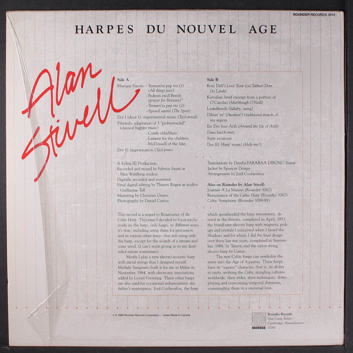 harpes du nouvel age by ALAN STIVELL