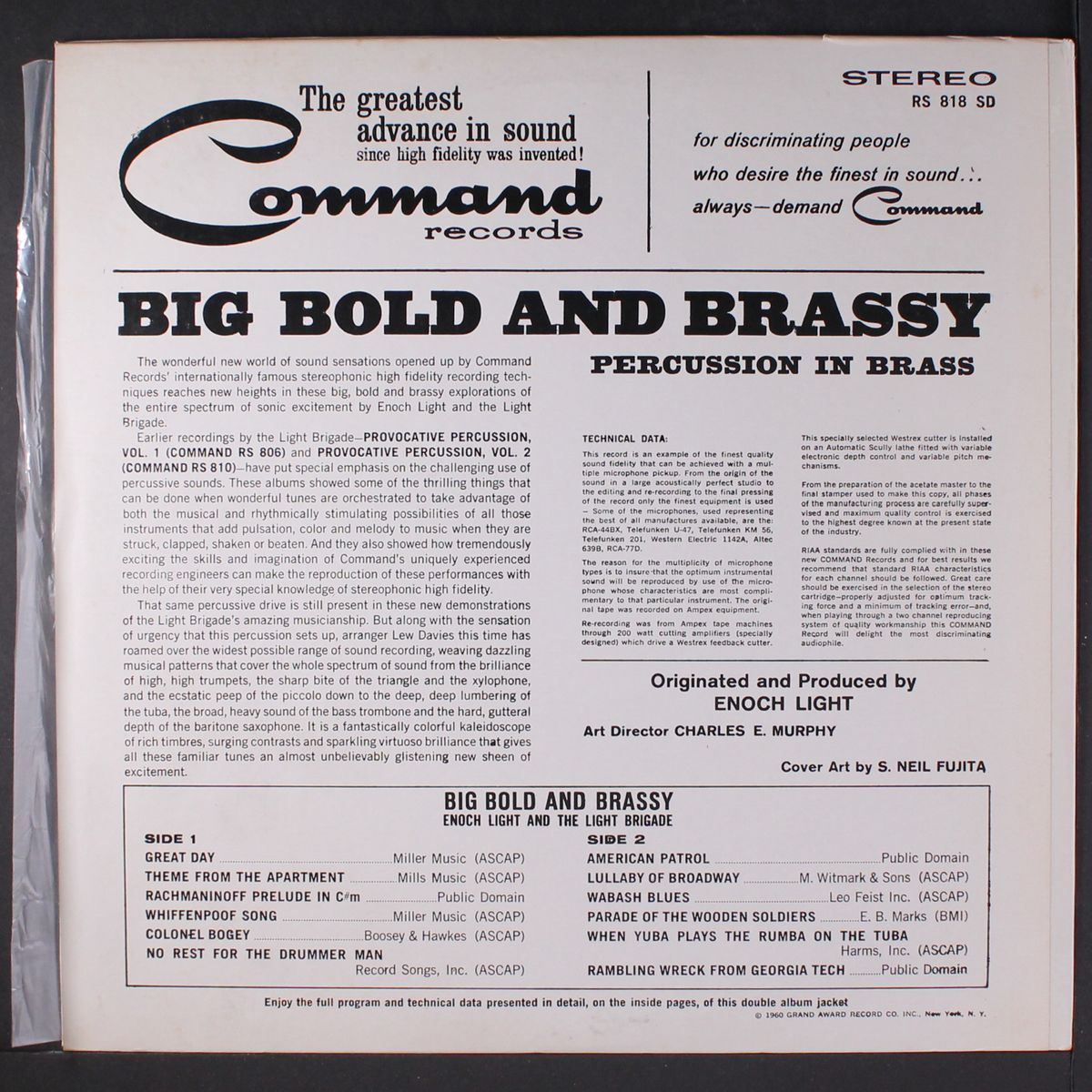 big bold and brassy by ENOCH LIGHT