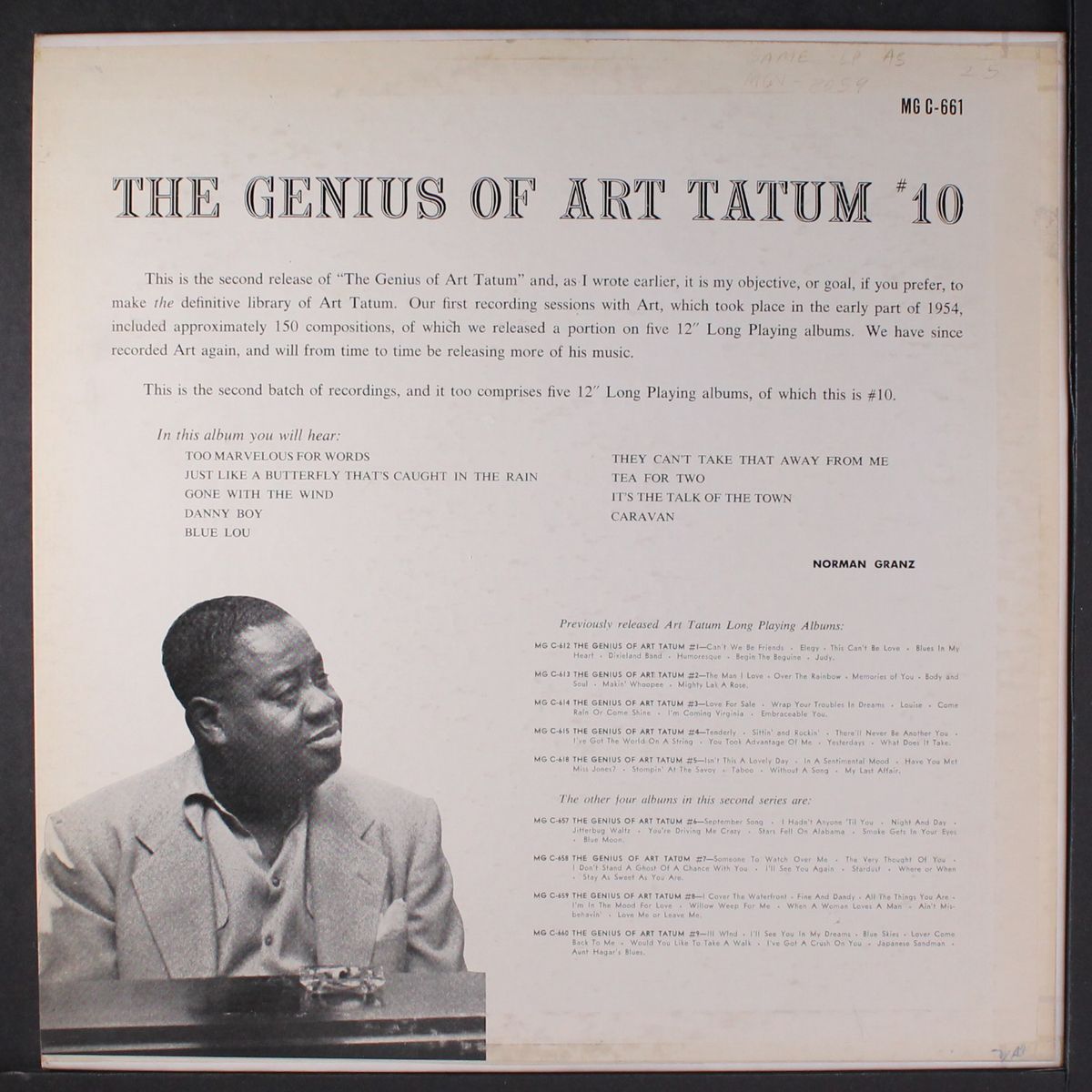 genius of # 10 by ART TATUM
