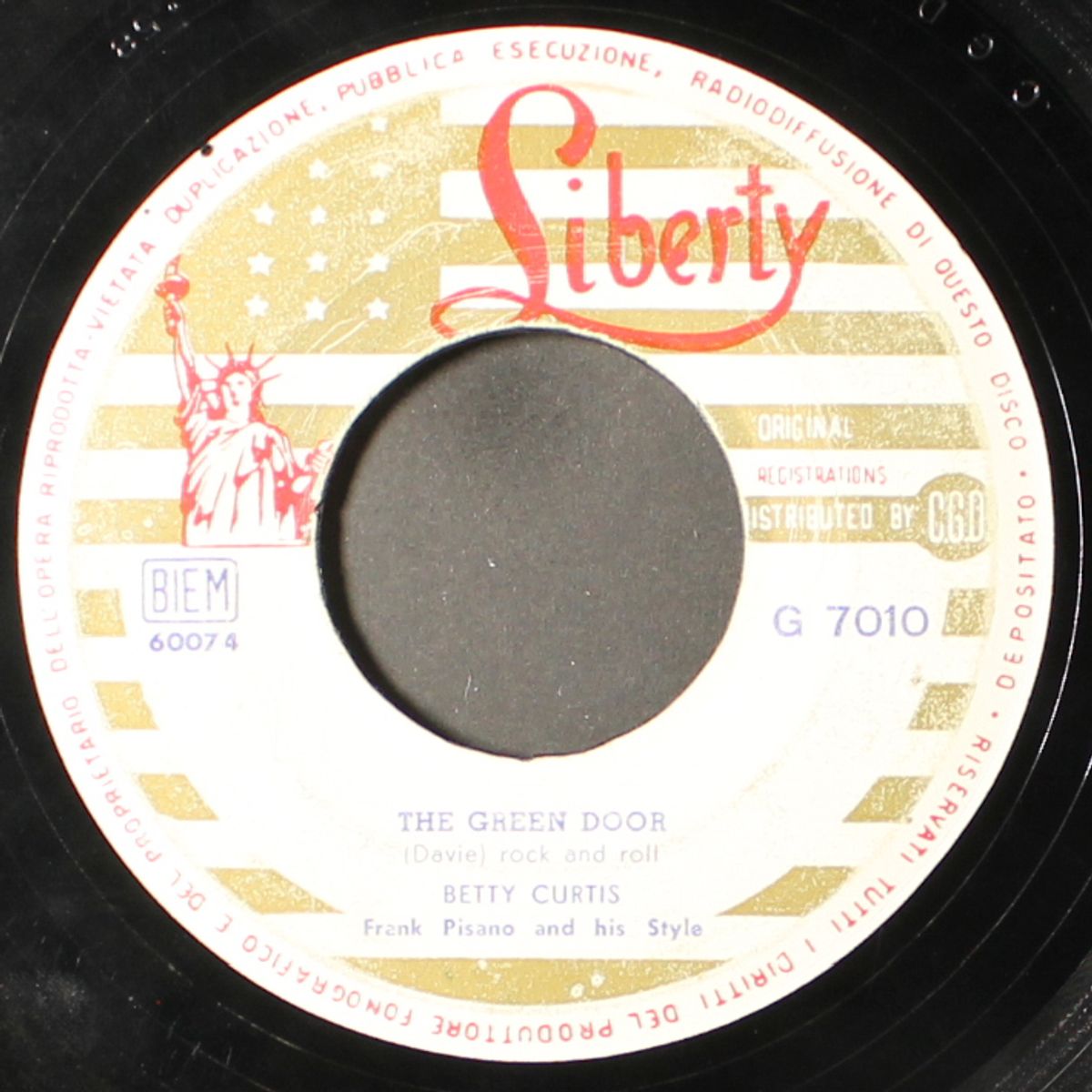 with all my heart / the green door by BETTY CURTIS