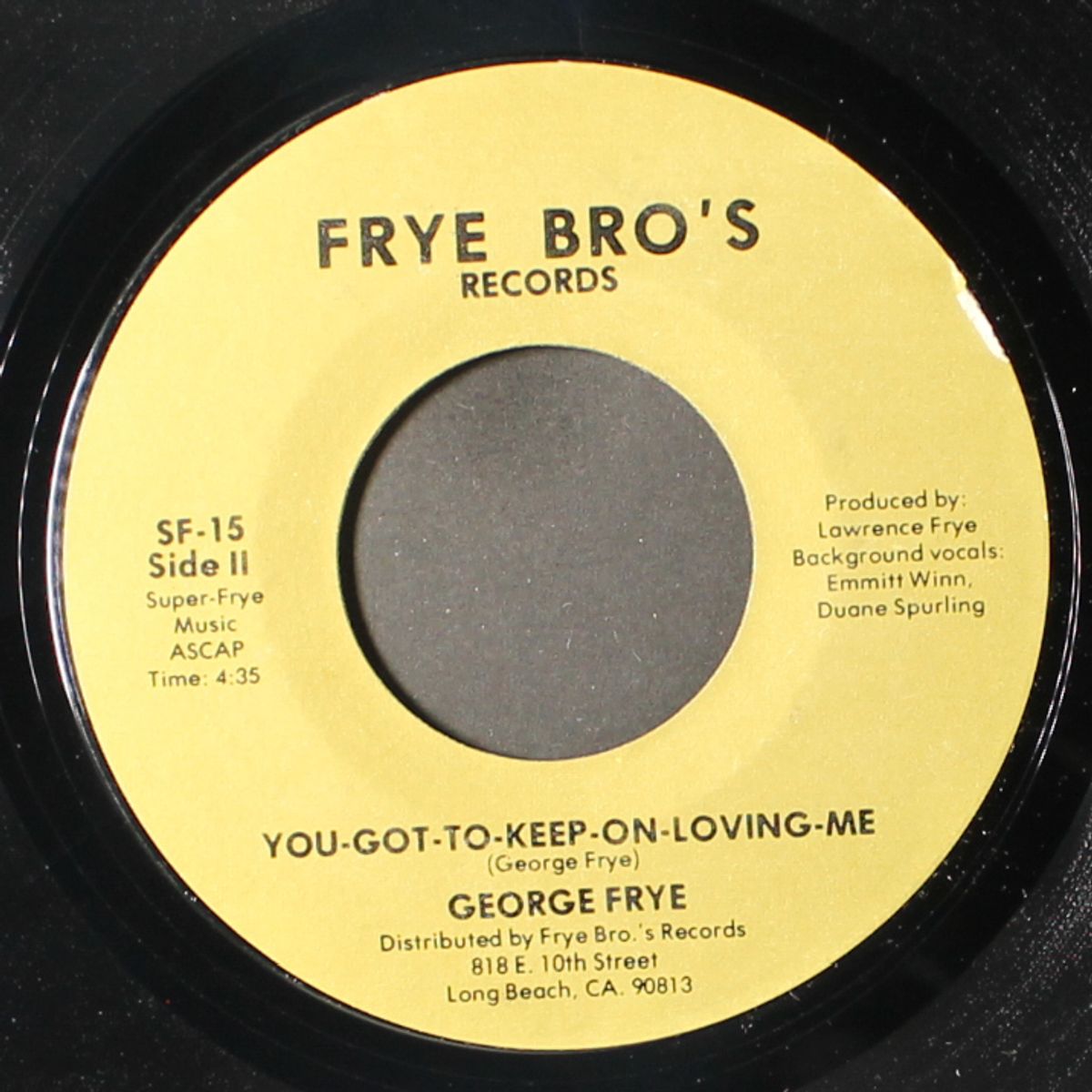you are the one / you-got-to-keep-on-loving-me by GEORGE FRYE