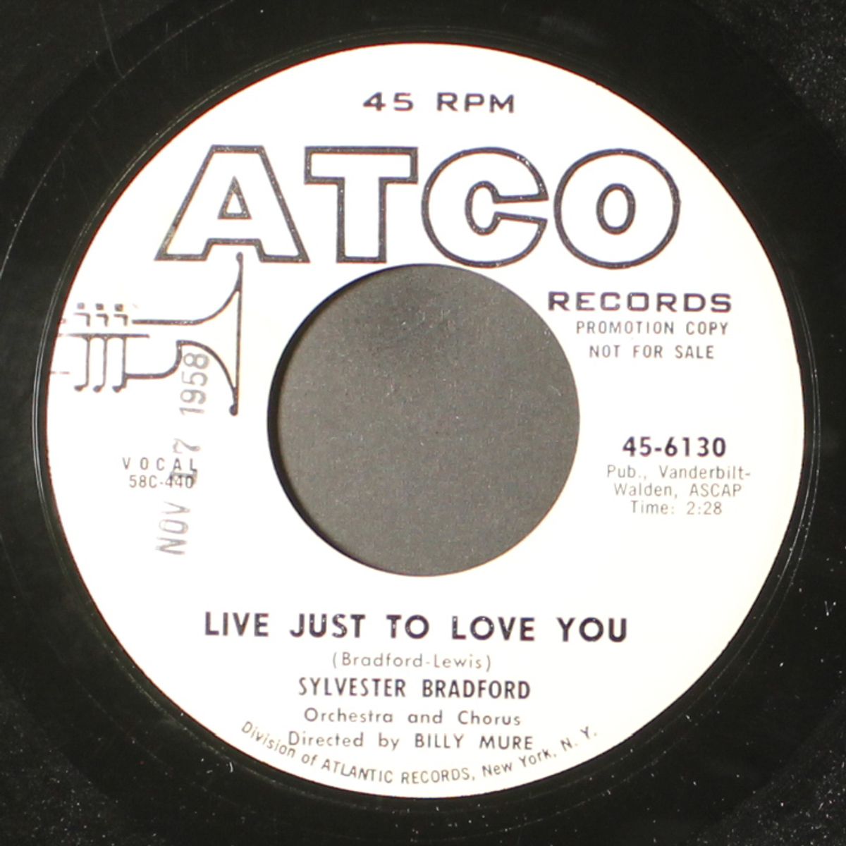 live just to love you / i like girls by SYLVESTER BRADFORD