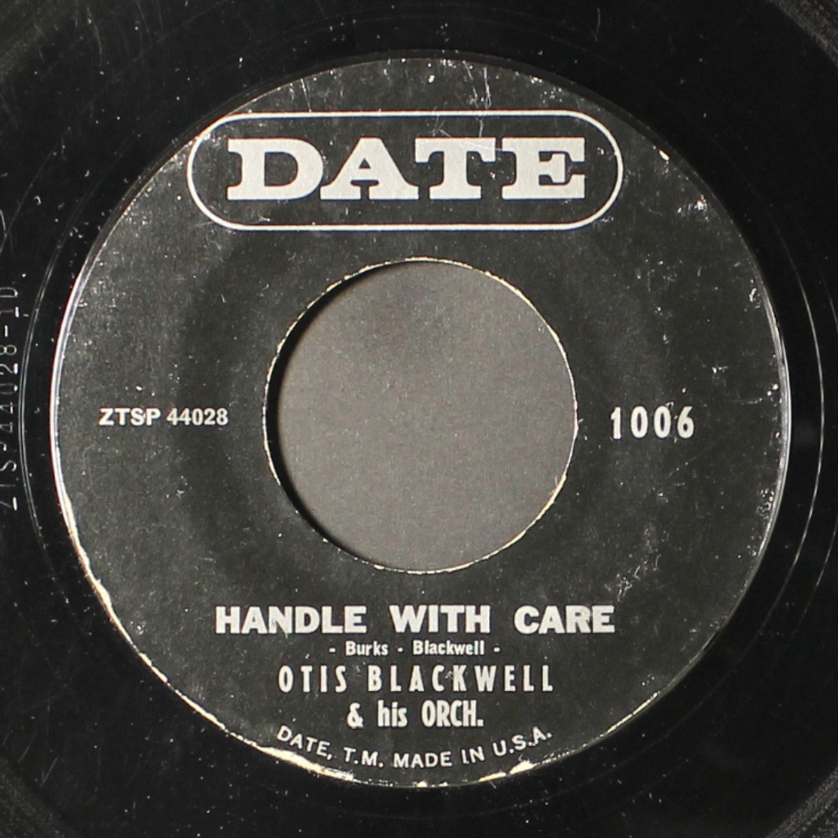 handle with care / don't run away by OTIS BLACKWELL