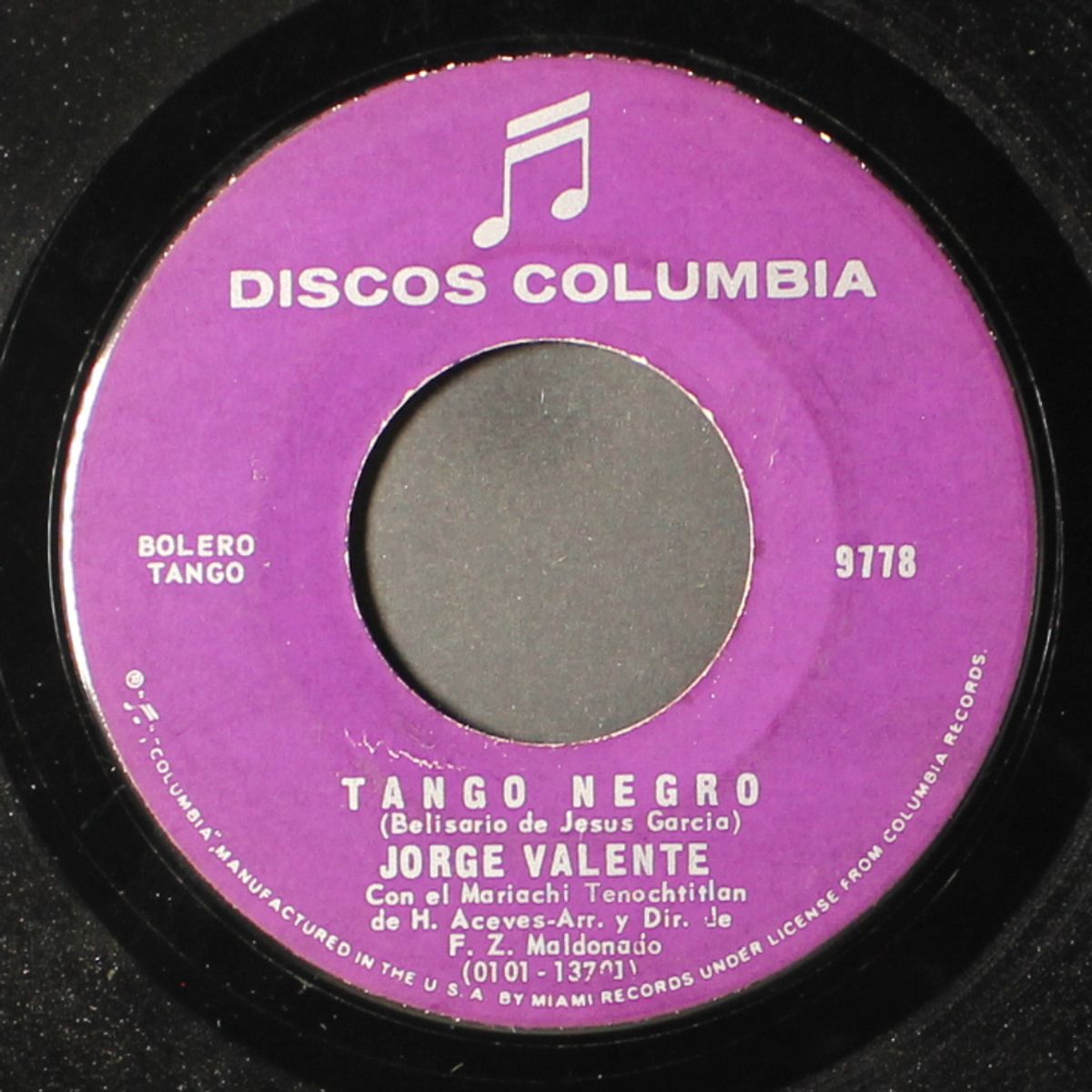 el vicio / tango negro by JORGE VALENTE