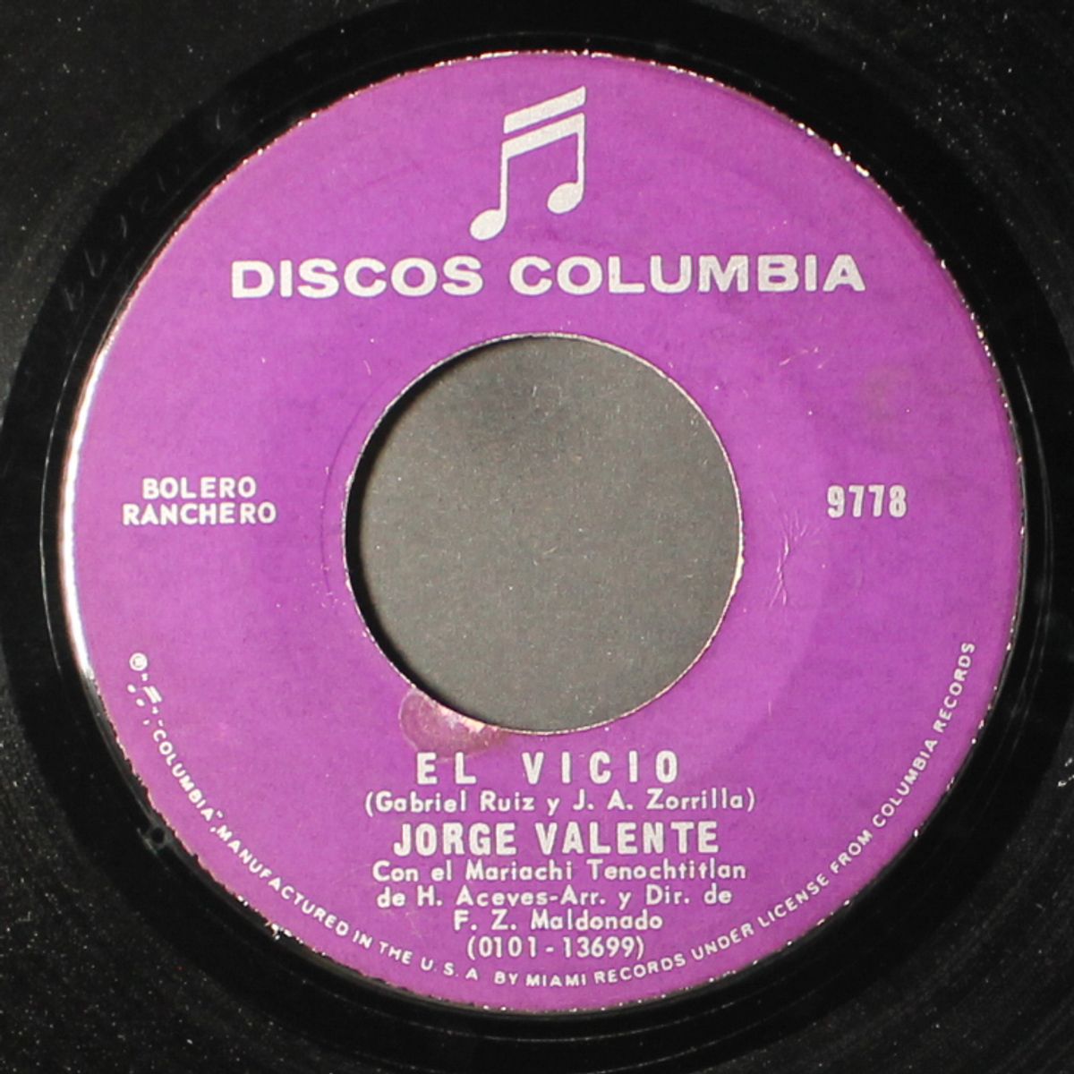el vicio / tango negro by JORGE VALENTE