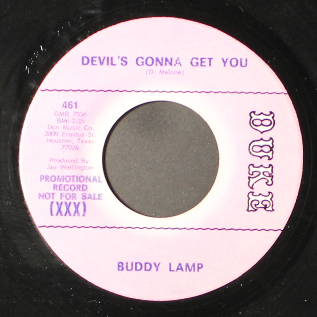 devil's gonna get you by BUDDY LAMP