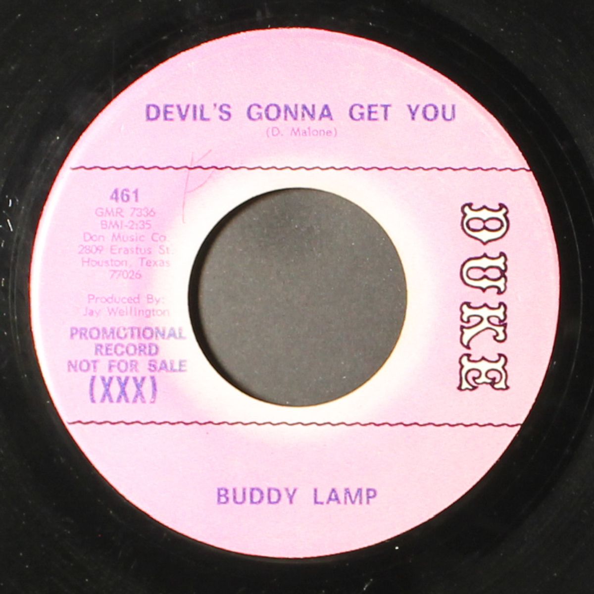 devil's gonna get you by BUDDY LAMP