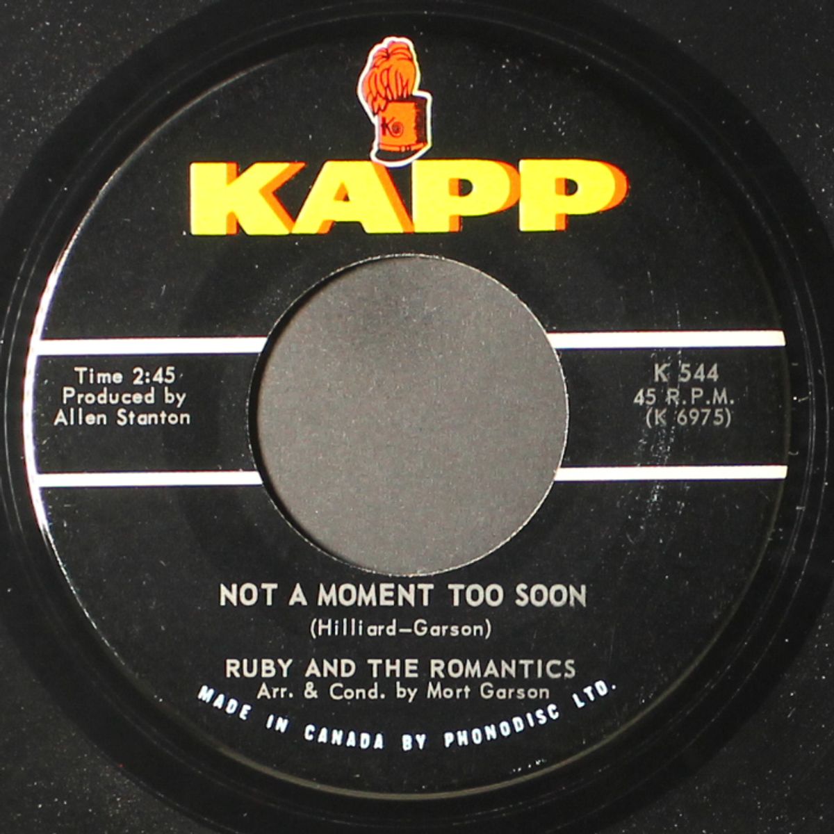 not a moment too soon / hey there lonely boy by RUBY & ROMANTICS