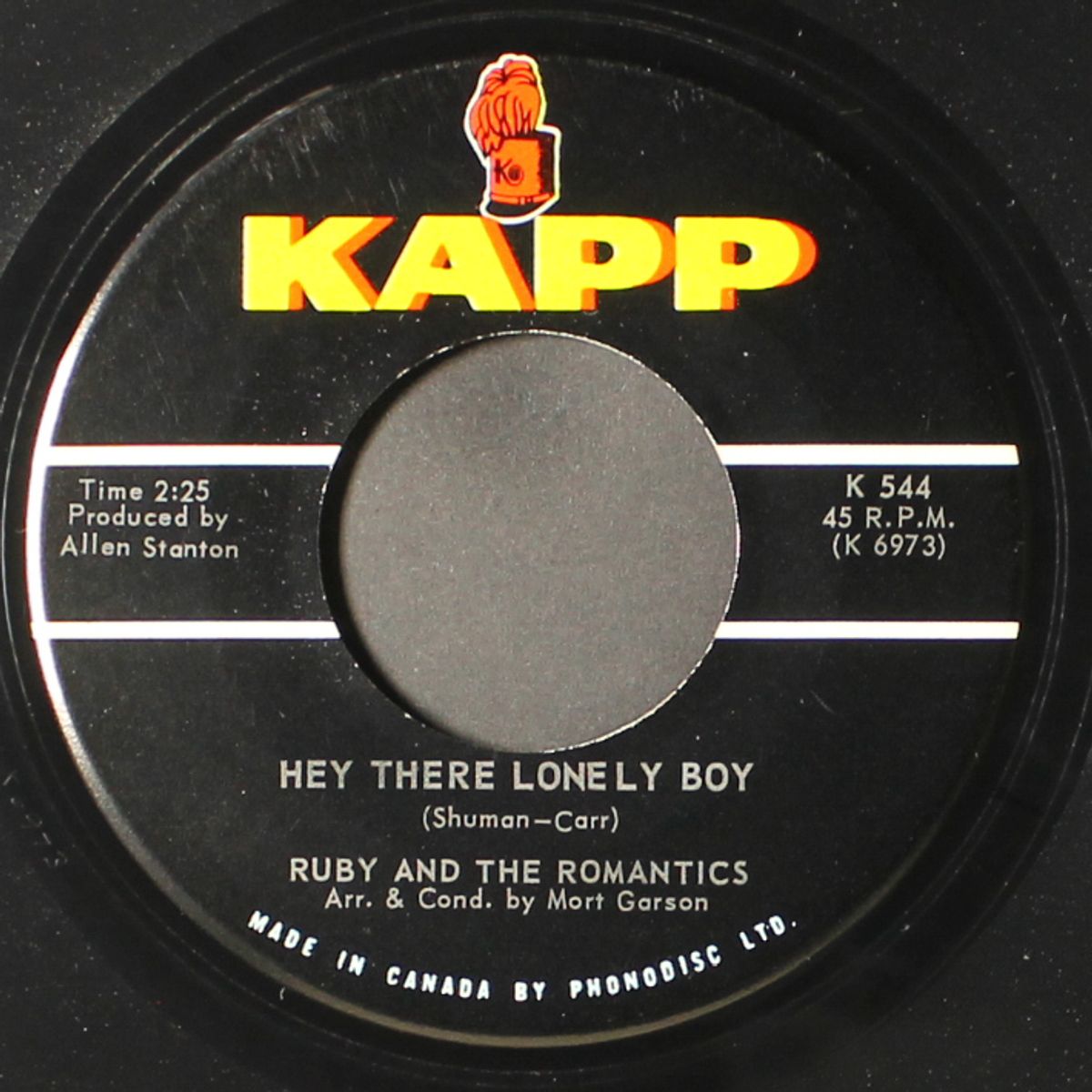 not a moment too soon / hey there lonely boy by RUBY & ROMANTICS