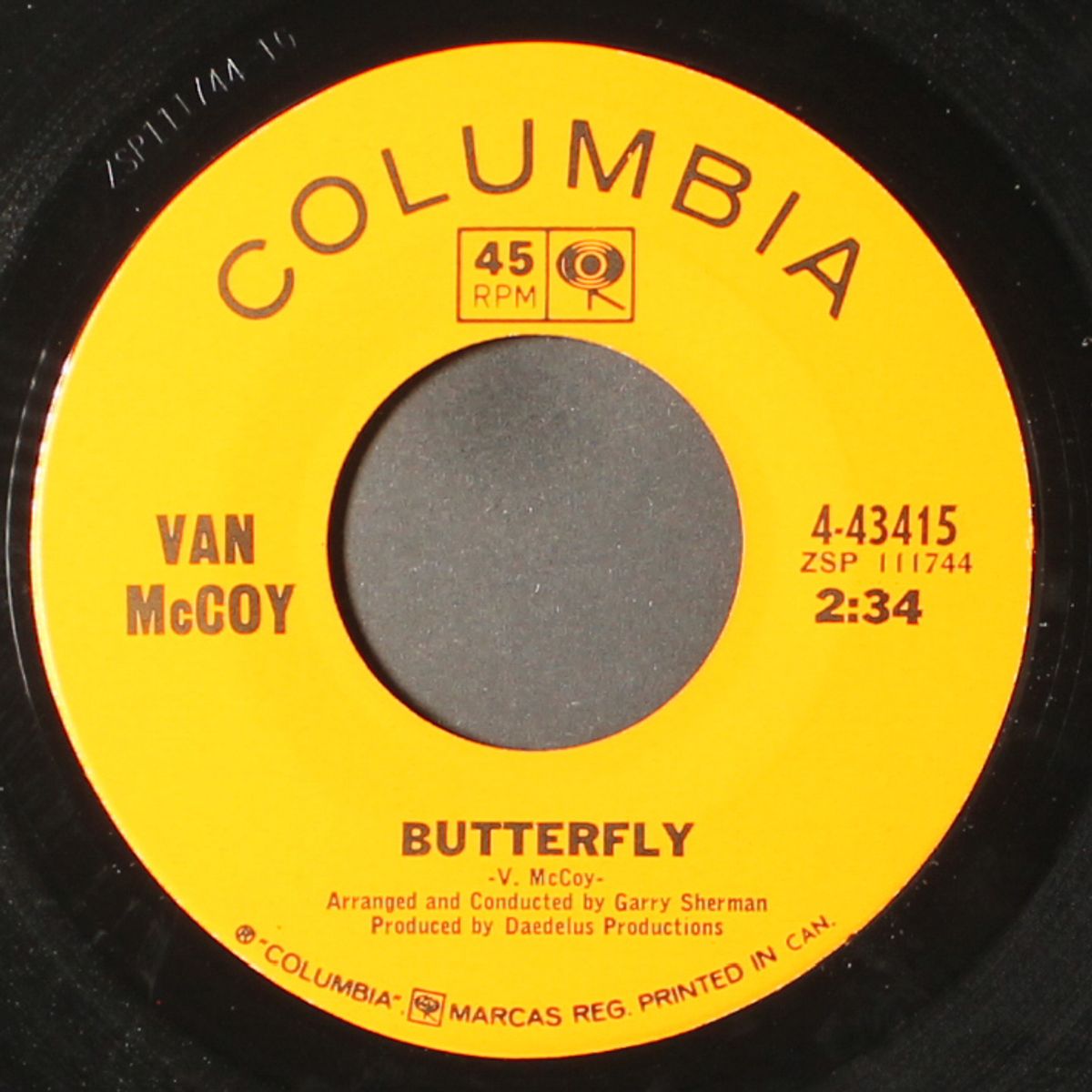 butterfly / keep loving me by VAN MCCOY