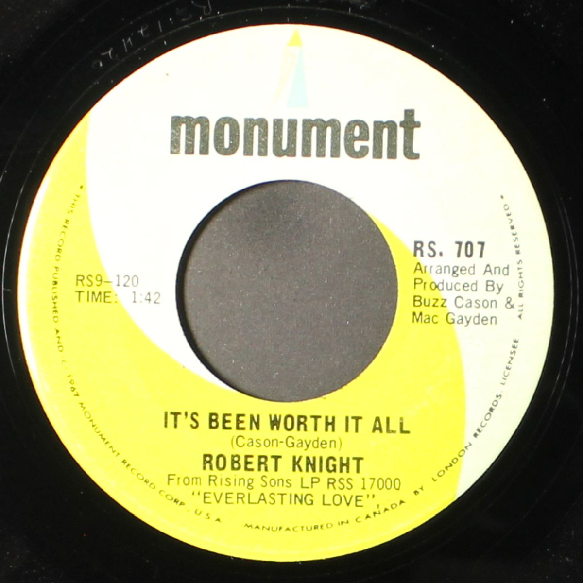 blessed are the lonely / it's been worth it all by ROBERT KNIGHT