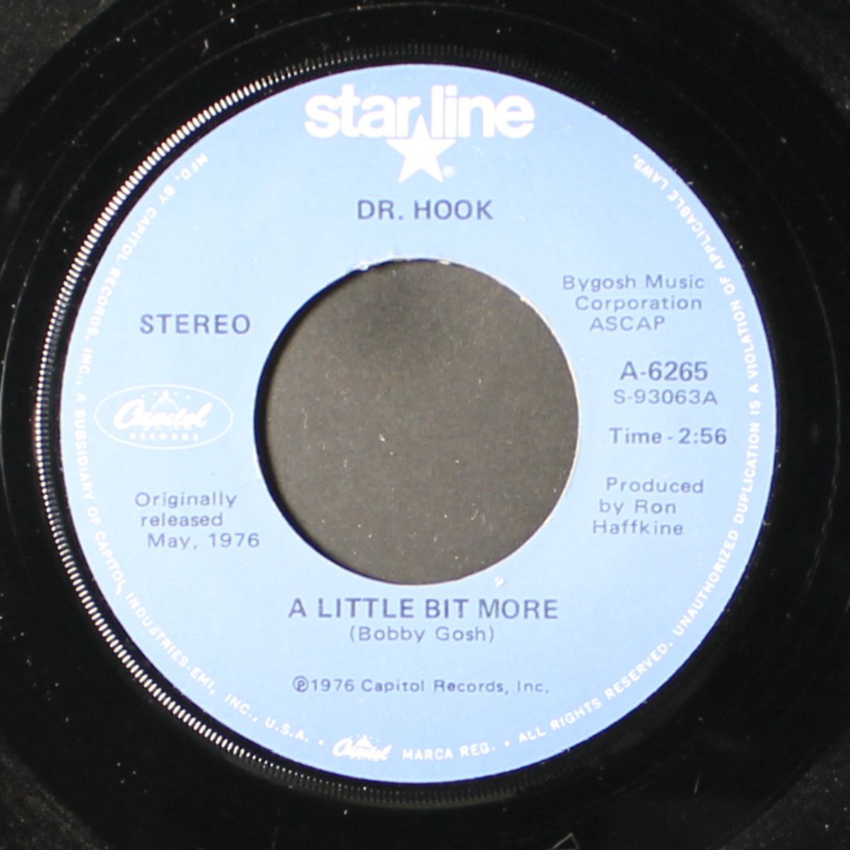 only sixteen / a little bit more by DR. HOOK