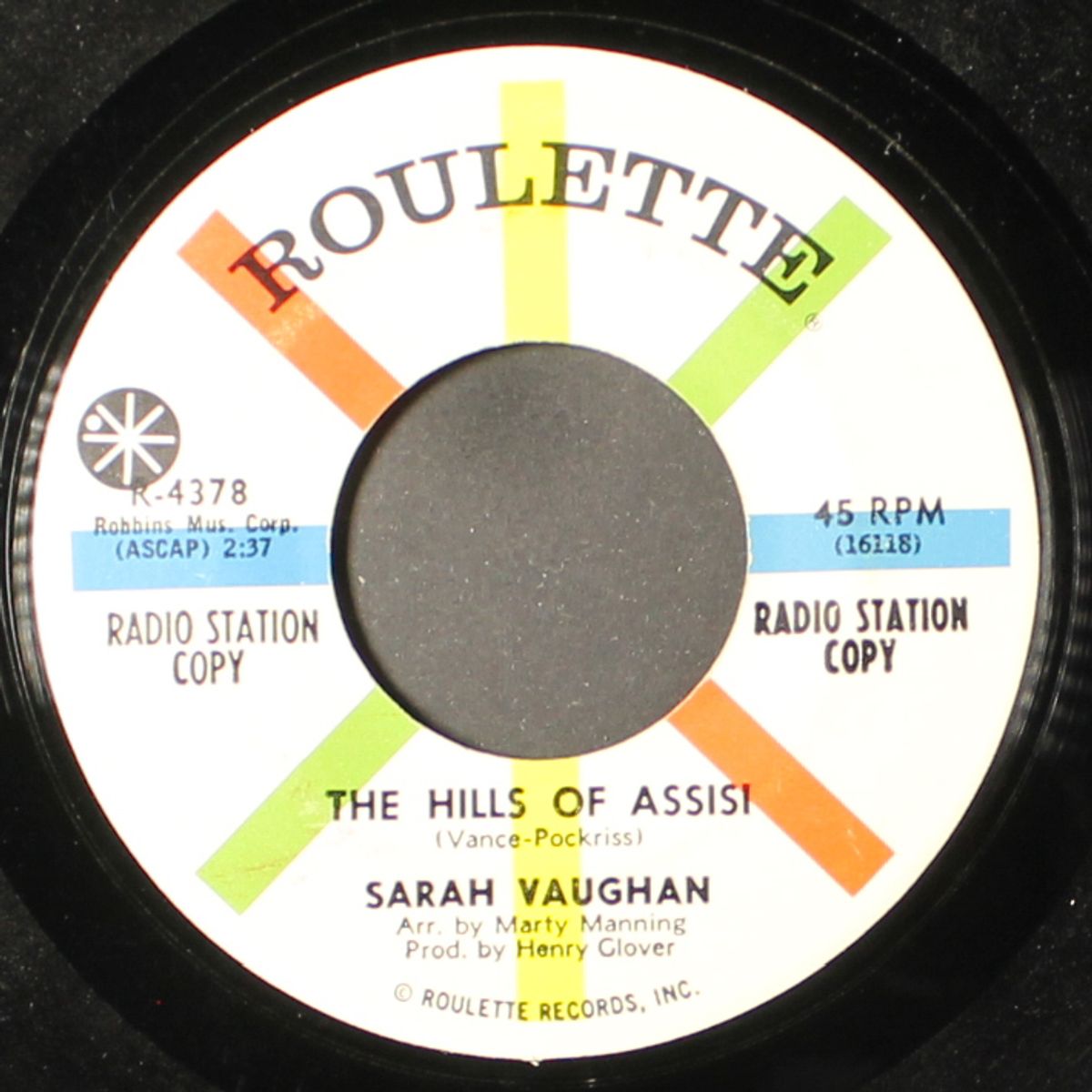 untouchable / the hills of assisi by SARAH VAUGHAN