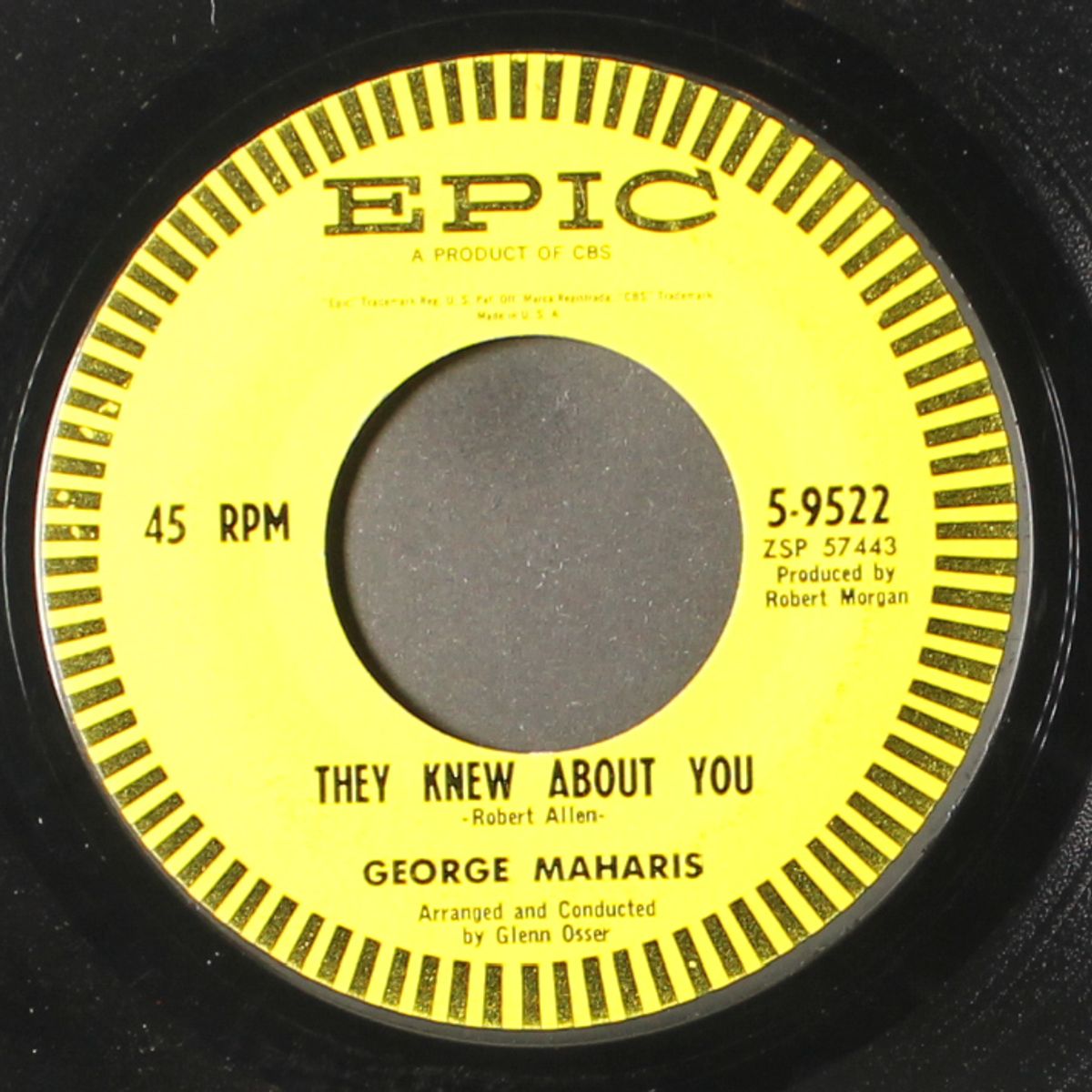 love me as i love you / they knew about you by GEORGE MAHARIS