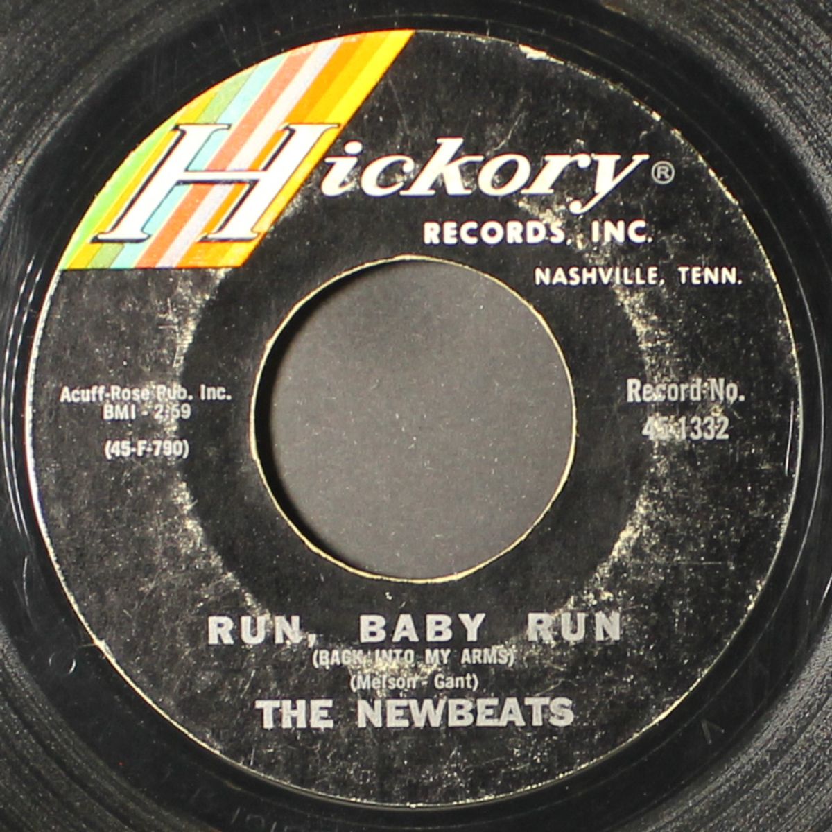 run baby run / mean wooly willie by NEWBEATS