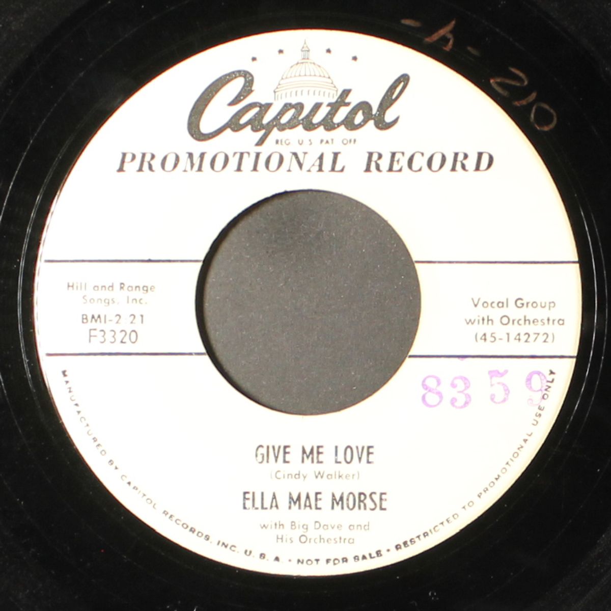 give me love / won't you listen to me baby by ELLA MAE MORSE