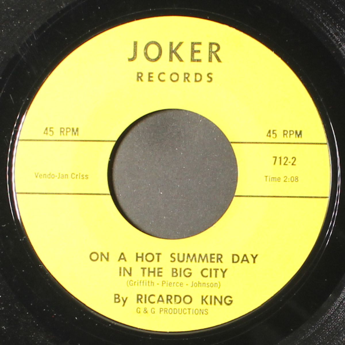 on a hot summer day in the big city / won't you come on home by RICARDO KING & GROUP