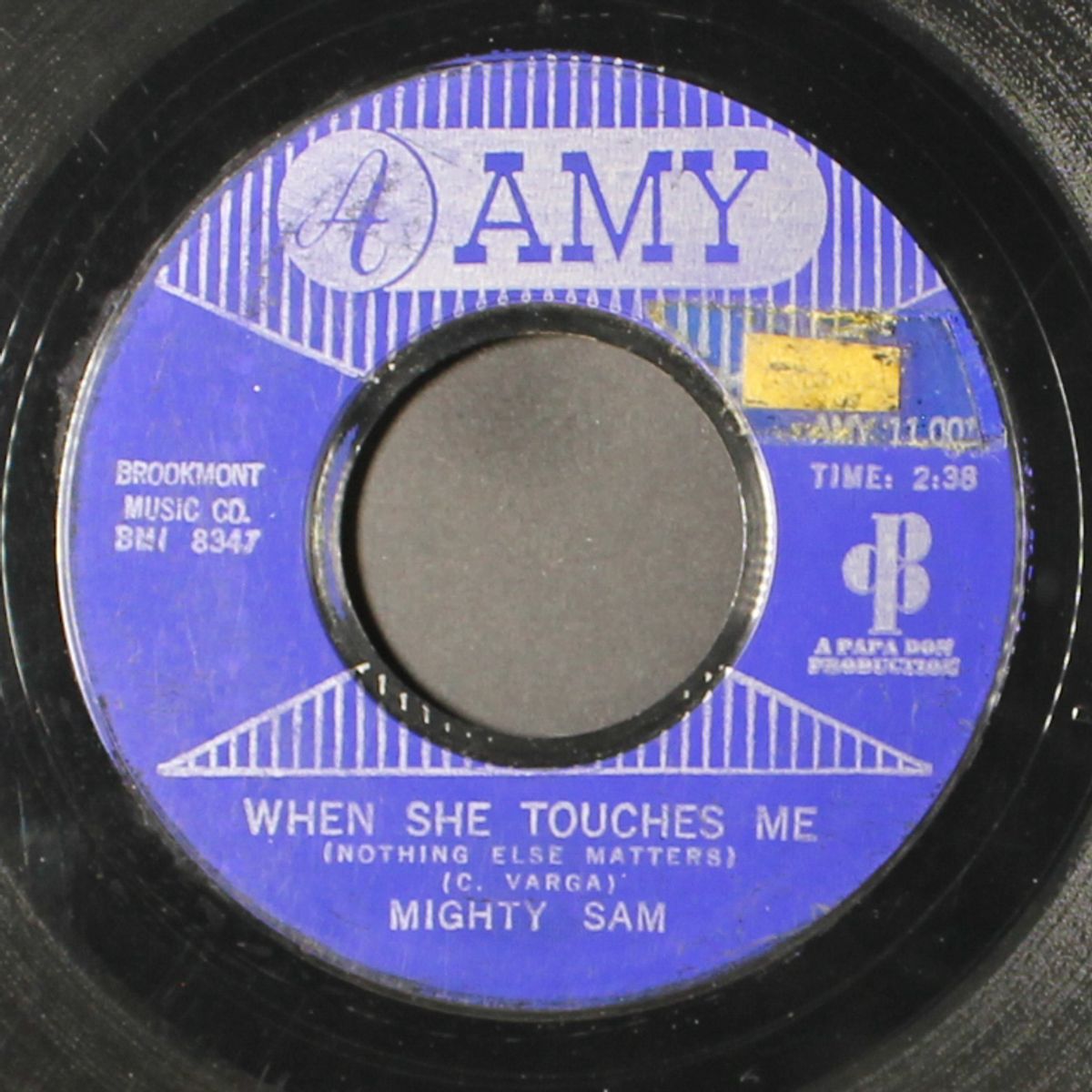 when she touches me / just like old times by MIGHTY SAM