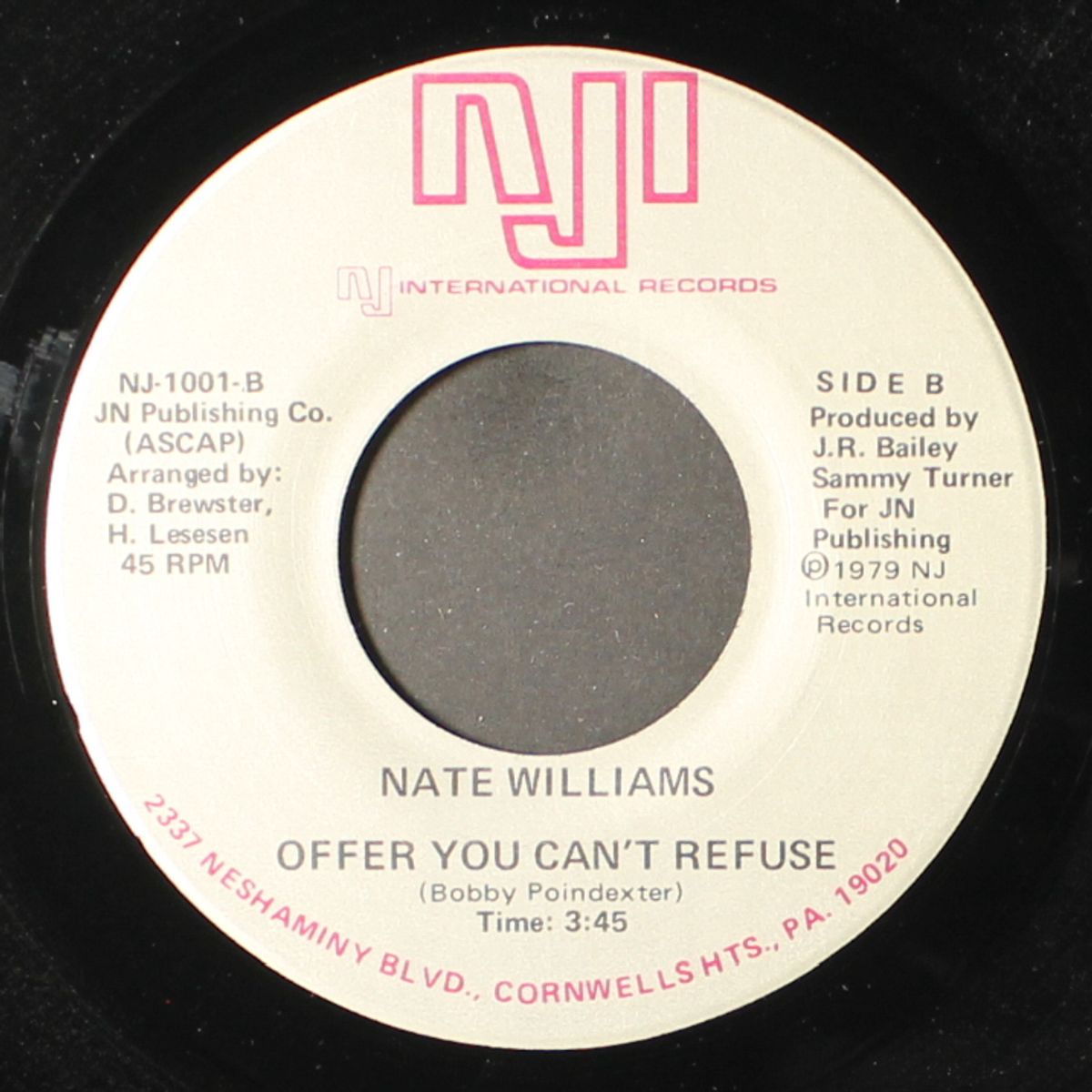mugged by love / offer you can't refuse by NATE WILLIAMS