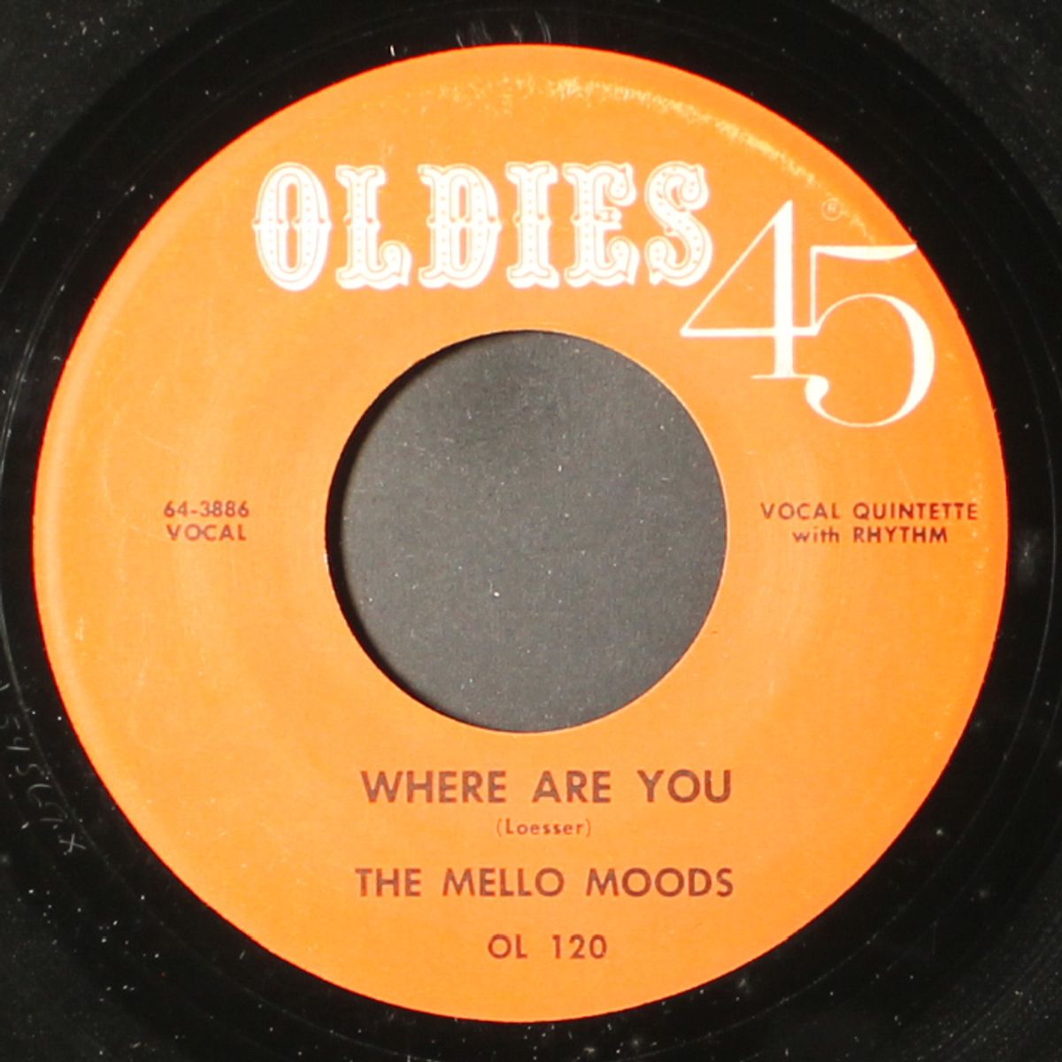 where are you / you are like the wind by MELLO MOODS / DEE CLARK