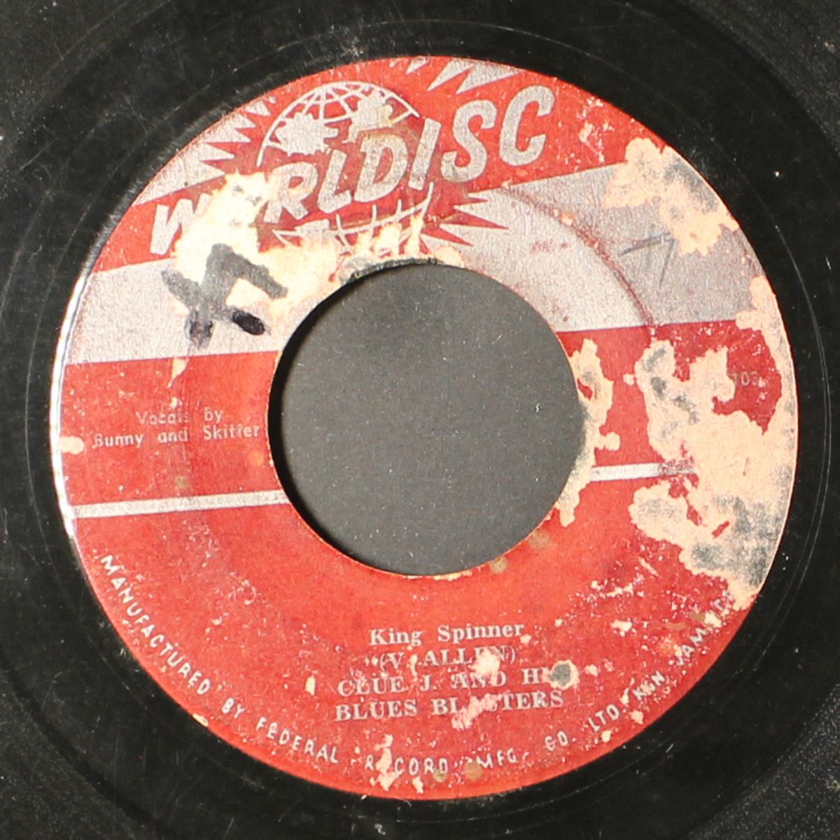 cherry / king spinner by CLUE J & HIS BLUES BUSTERS