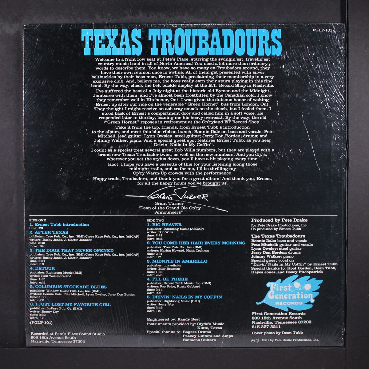 texas troubadours by TEXAS TROUBADOURS