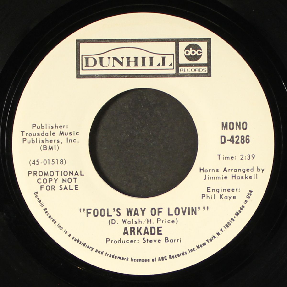 fool's way of lovin' / mono by ARKADE