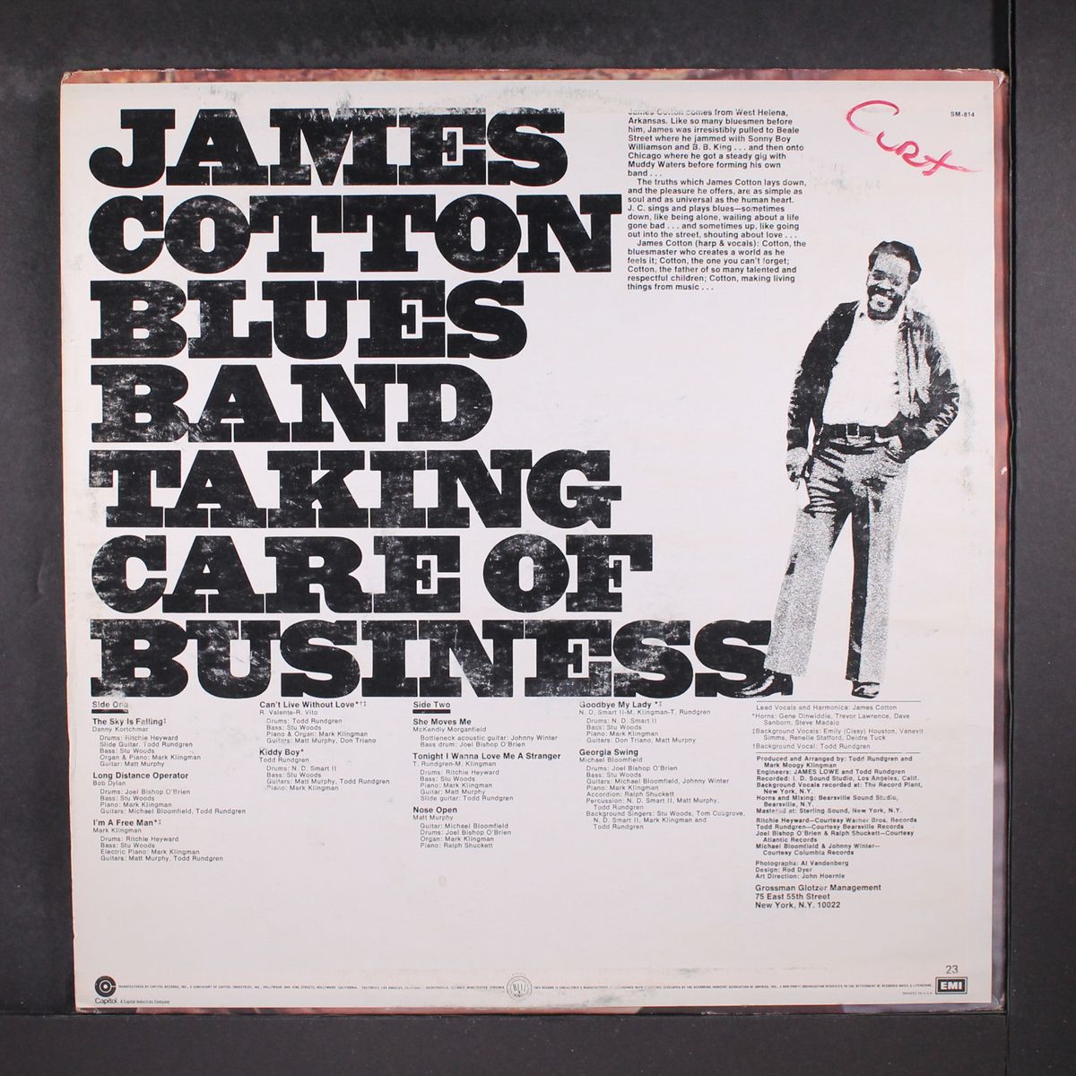 taking care of business by JAMES COTTON