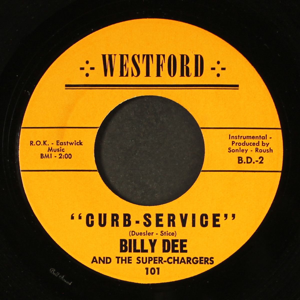 curb-service / sweetheart-jubilee by BILLY DEE & SUPER-CHARGERS