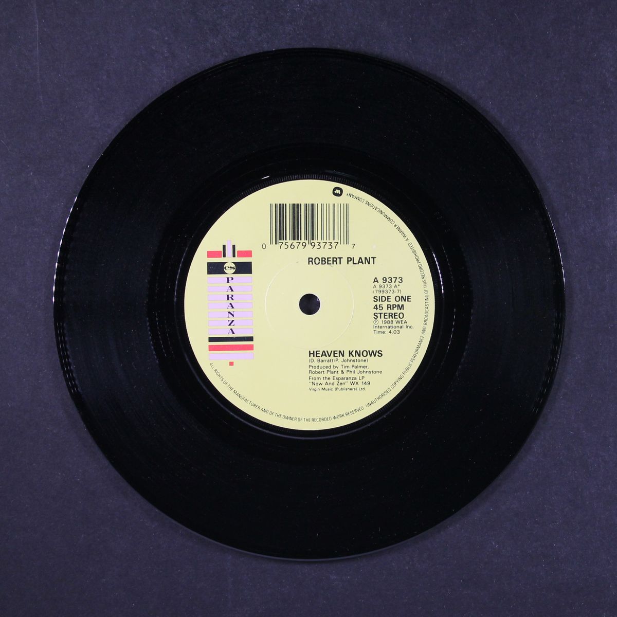 heaven knows / walking towards paradise by ROBERT PLANT