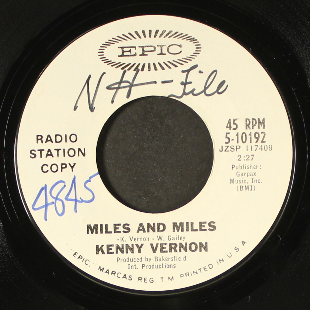 ain't that a shame / miles and miles by KENNY VERNON