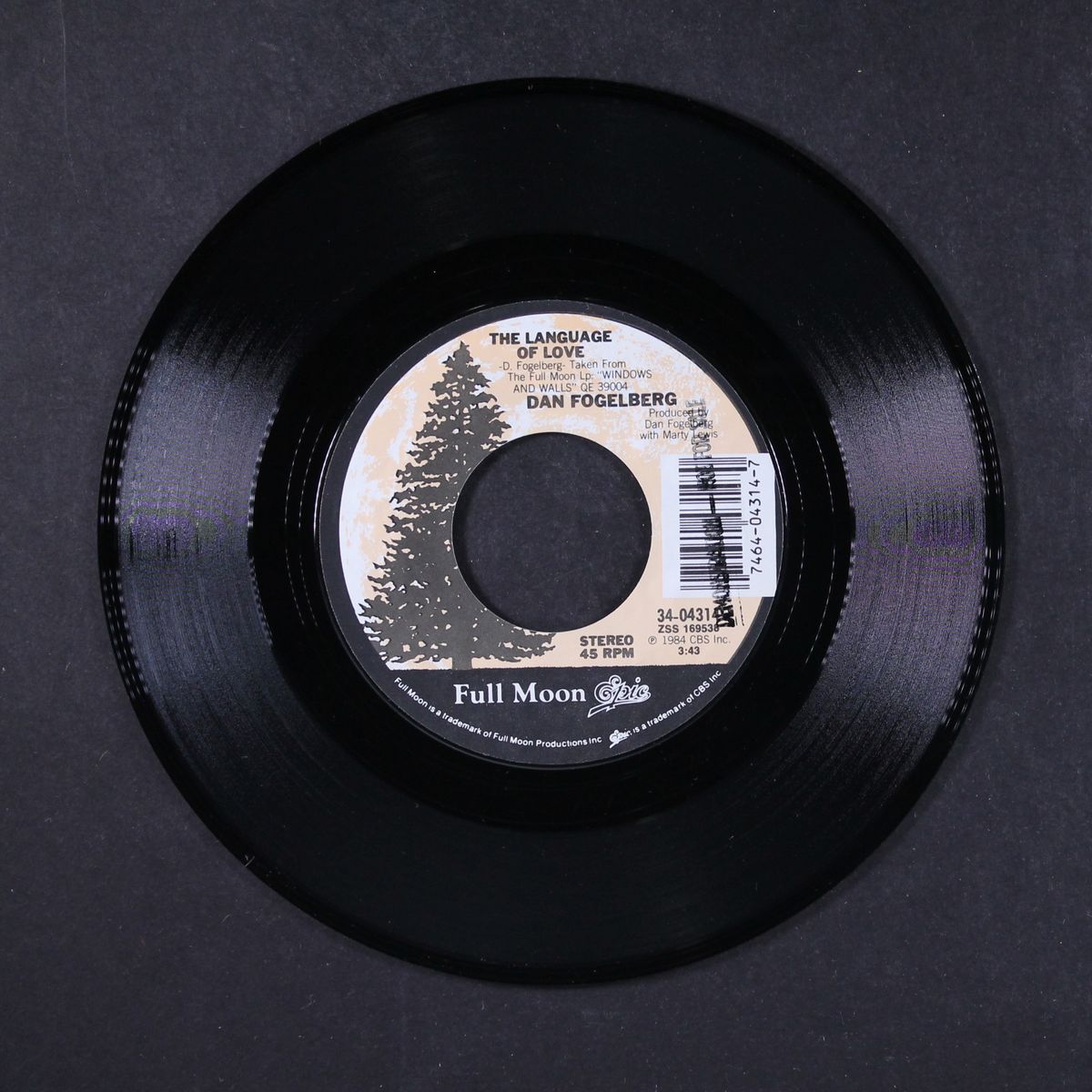 the language of love / windows and walls by DAN FOGELBERG