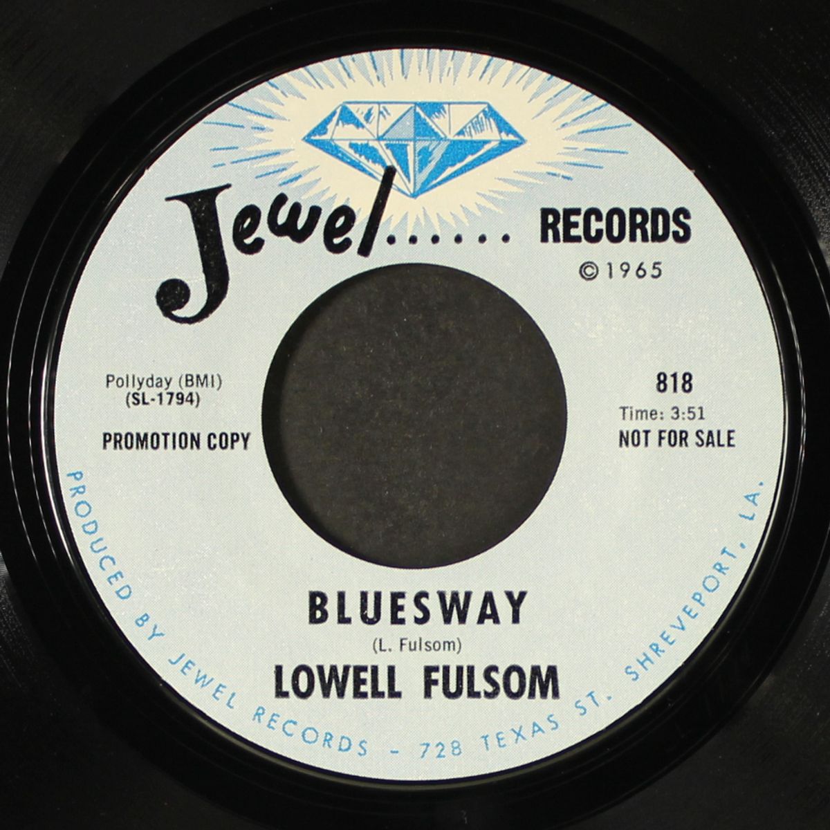 my baby / bluesway by LOWELL FULSOM