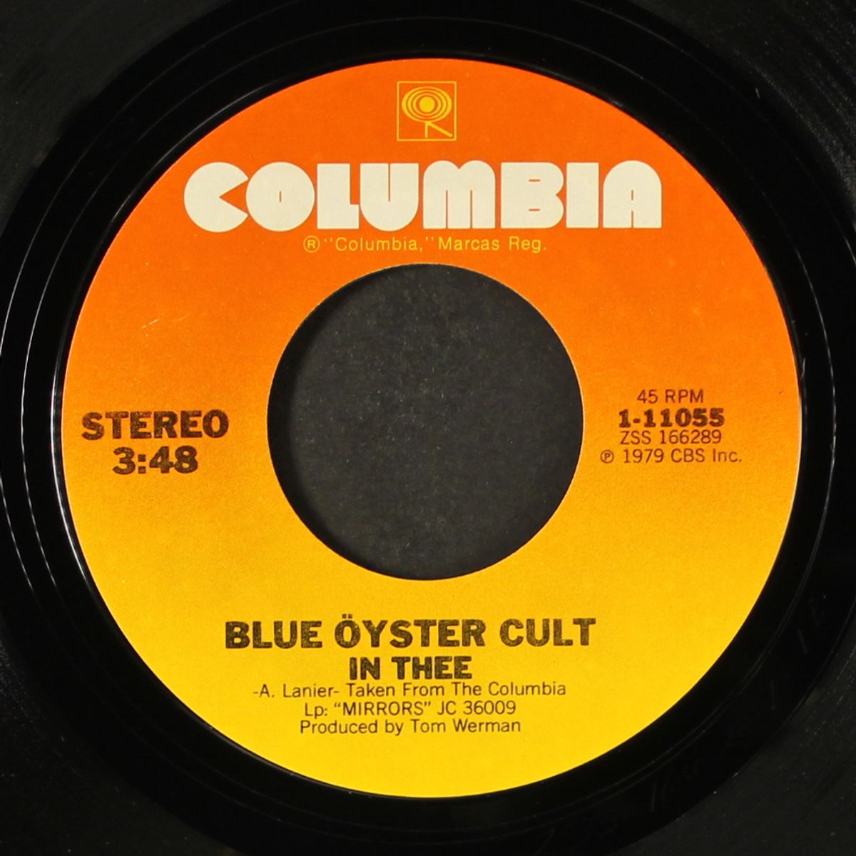 in thee / lonely teardrops by BLUE OYSTER CULT