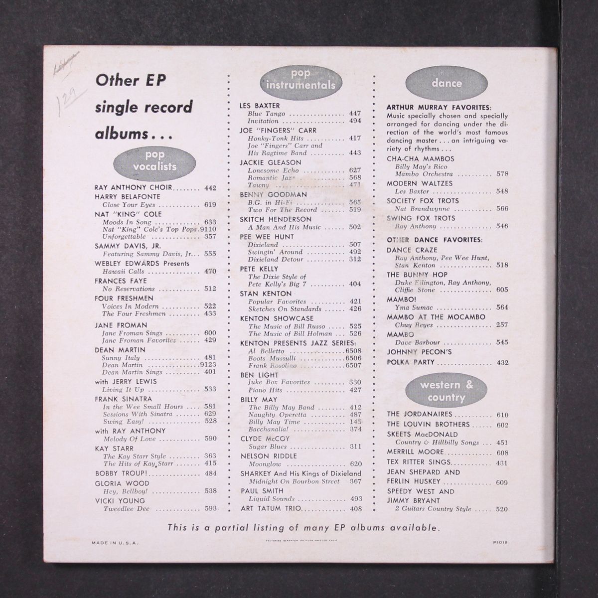 johnny concho by NELSON RIDDLE