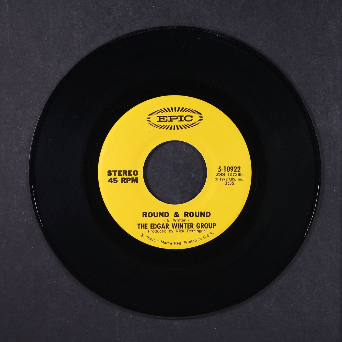 round & round / catchin' up by EDGAR WINTER GROUP
