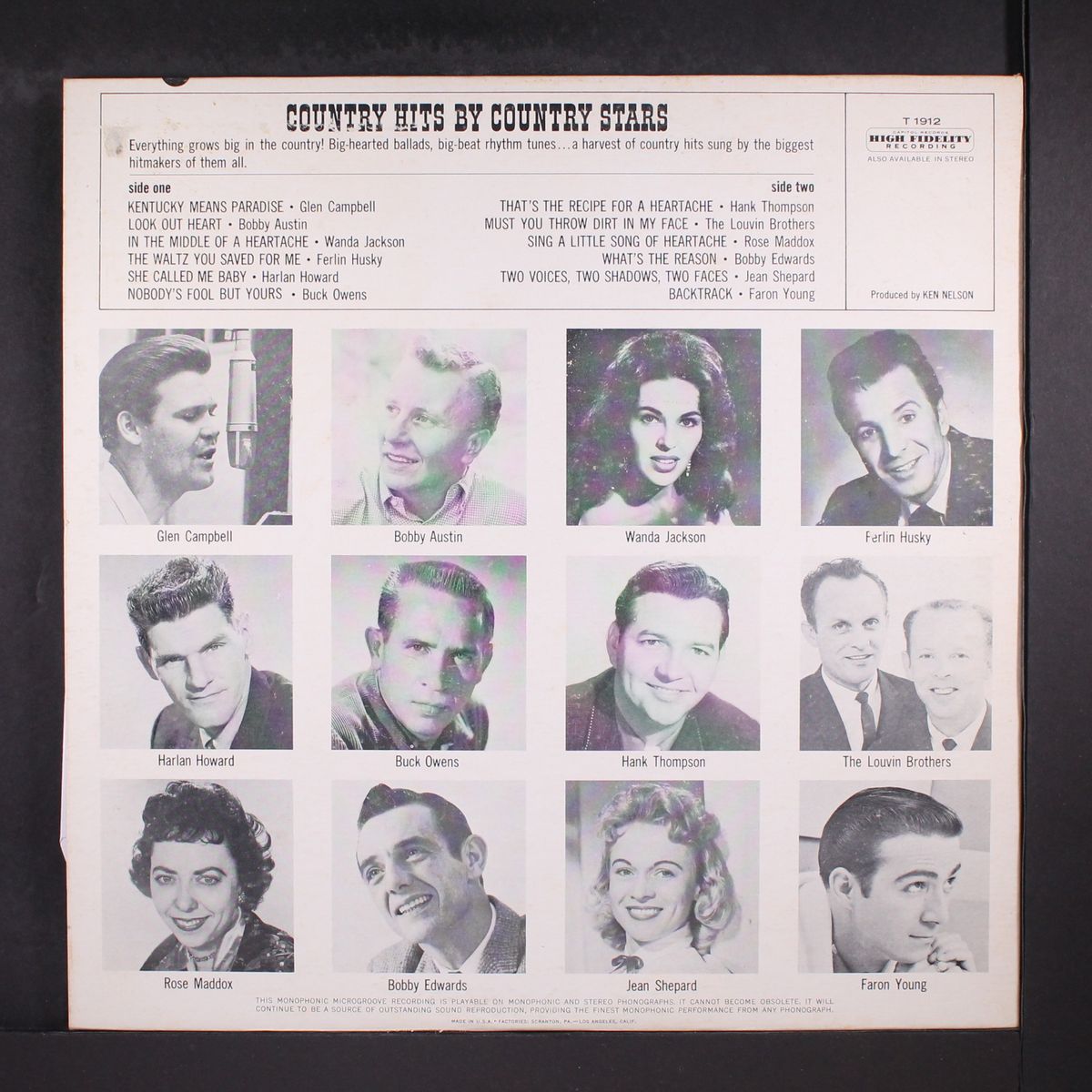 country hits by country stars by VARIOUS